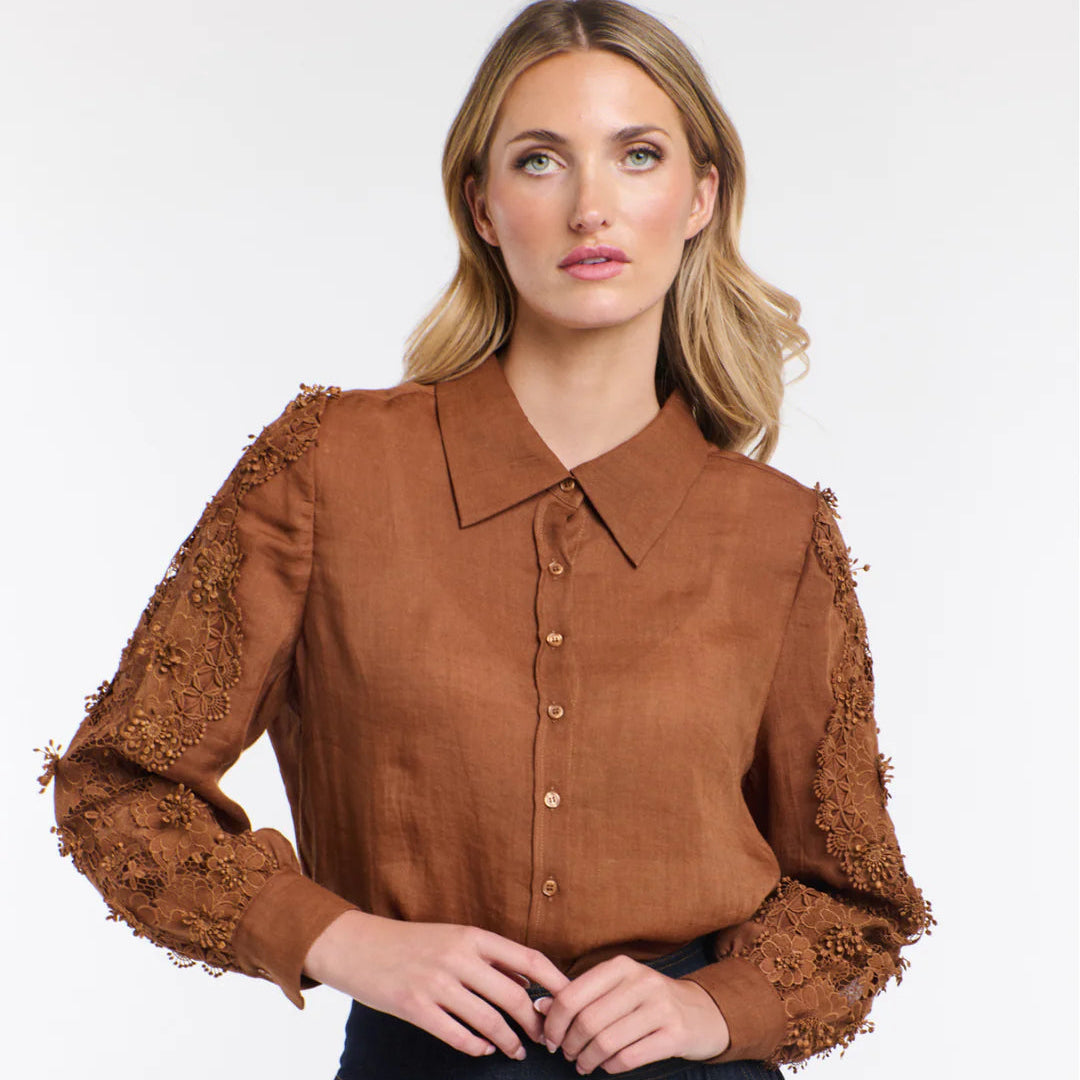 Chantilly Shirt | Giselle | Brandy