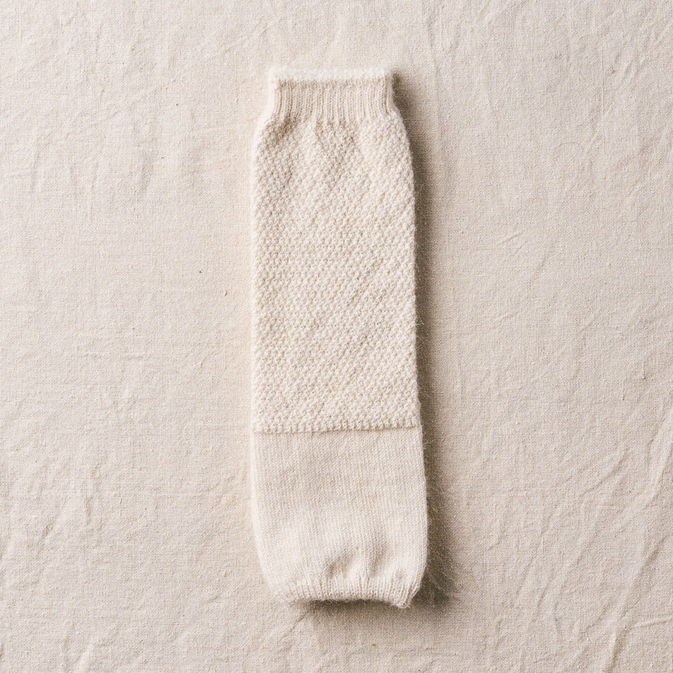 Yahae | Moss Stitch Warmer | Natural