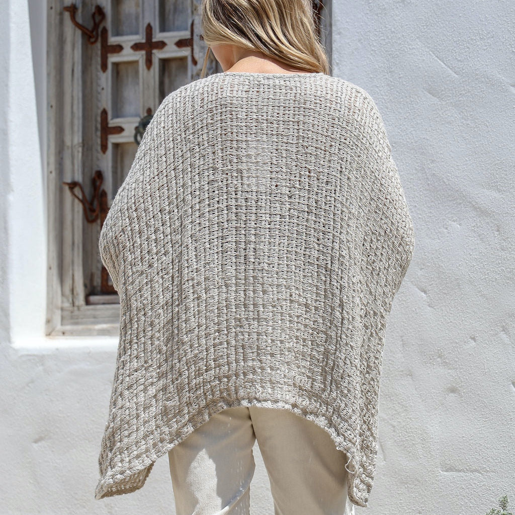 Linen Top | Pozione | Sand