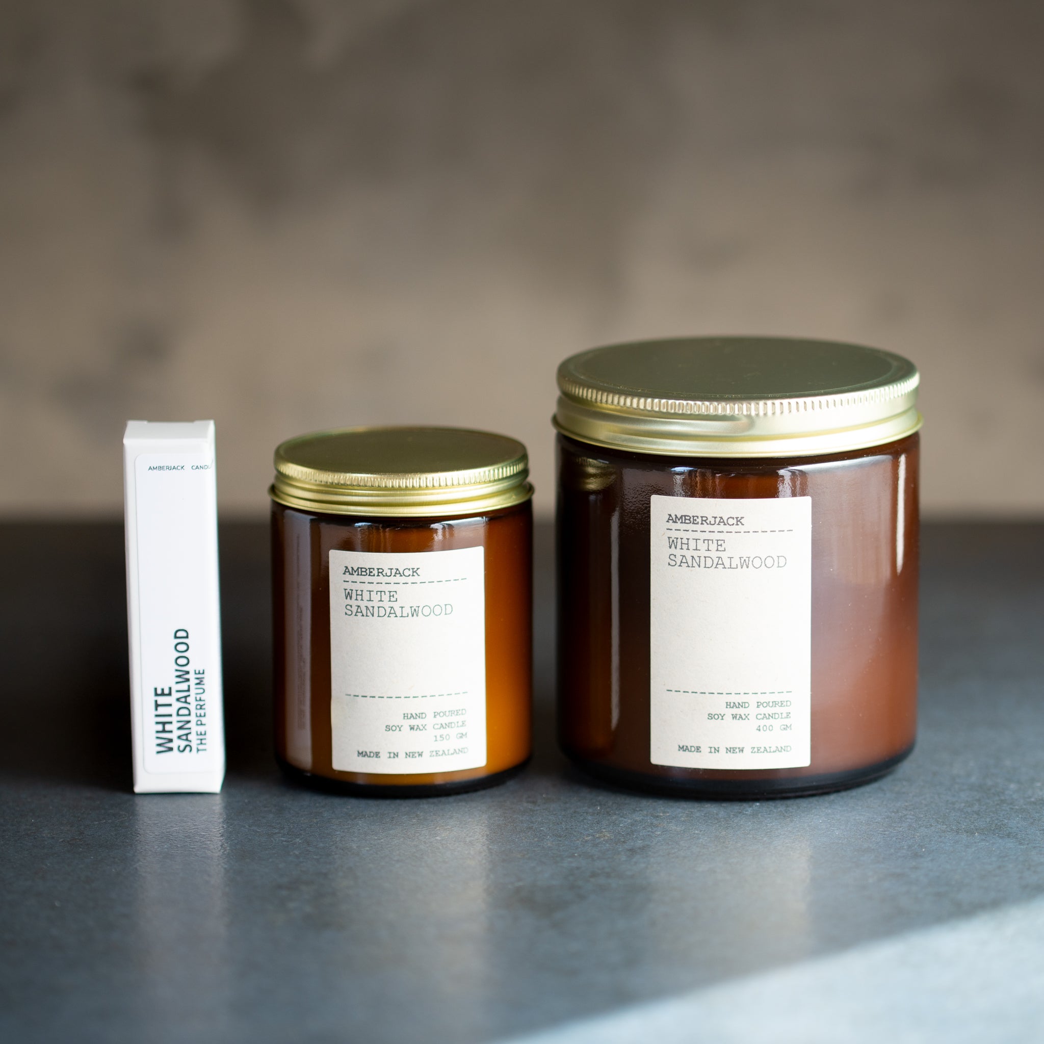 Amberjack Candle | White Sandalwood | Small