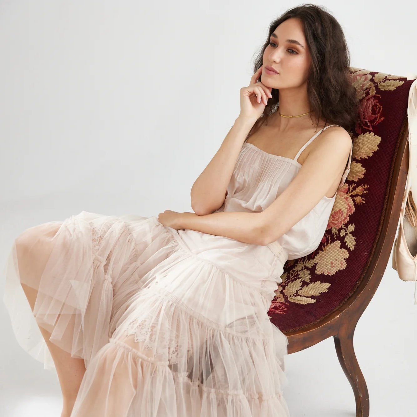 Amelie Slip Dress | Blush