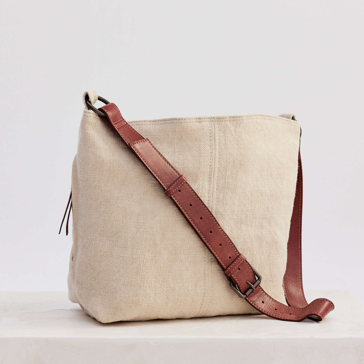 Juju & Co. | Baby Jute Slouchy Bag | Natural