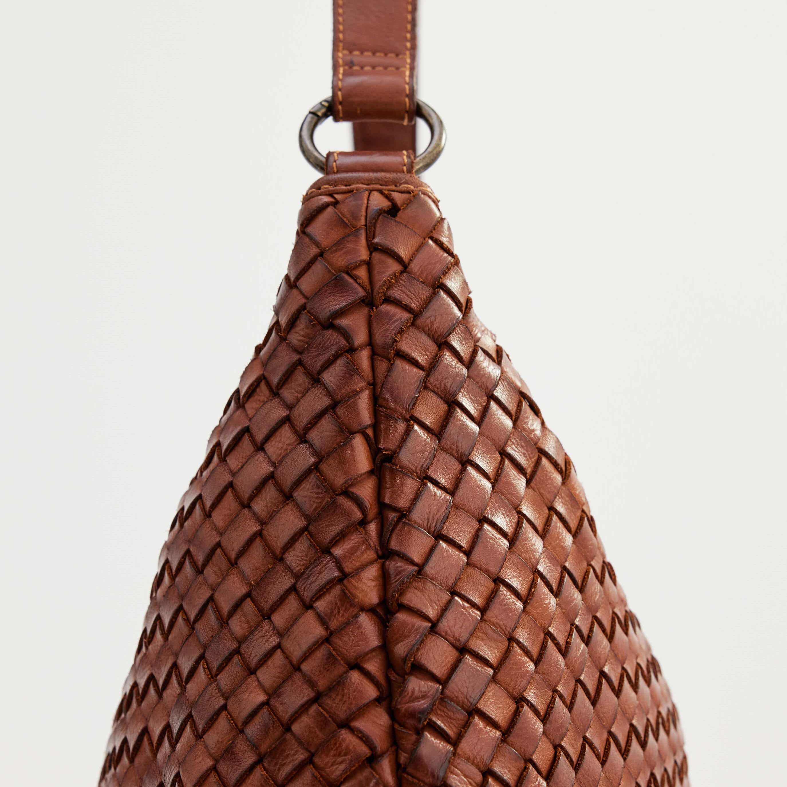 Juju & Co. | Leather Basque Slouchy | Amber