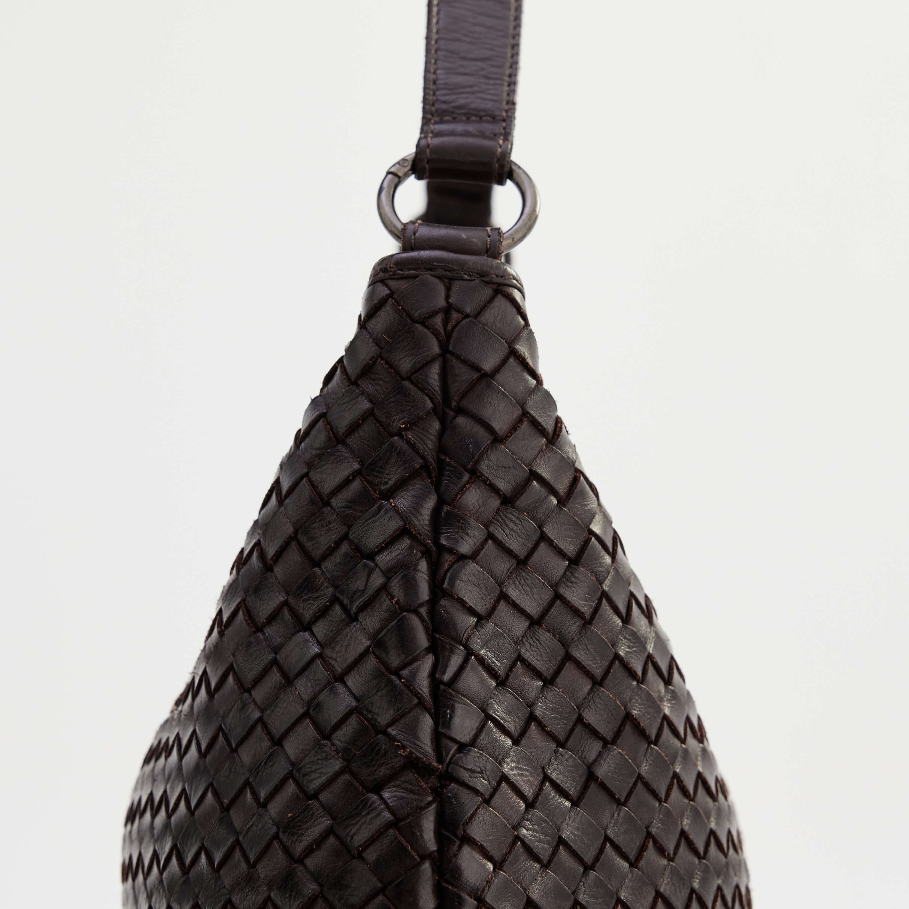 Juju & Co. | Leather Basque Slouchy | Chocolate