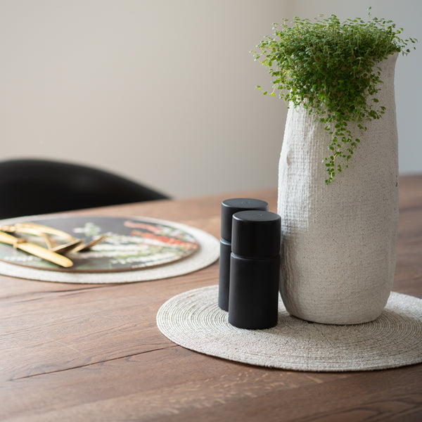 Hand Made Woven Wire Placemat NZ Brass coloured Folklore Store NZ
