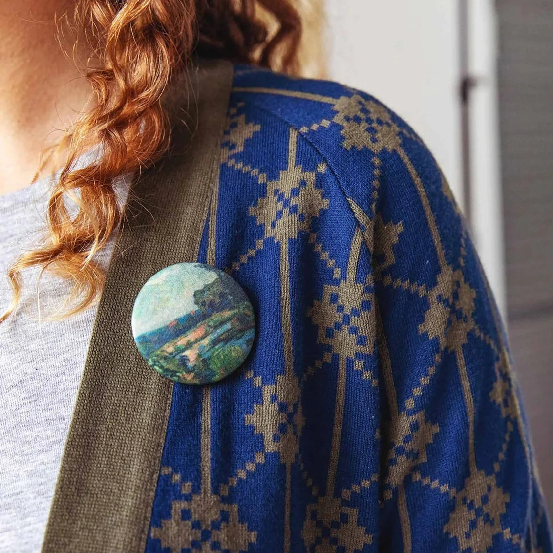 Fabric Brooch | Landscape