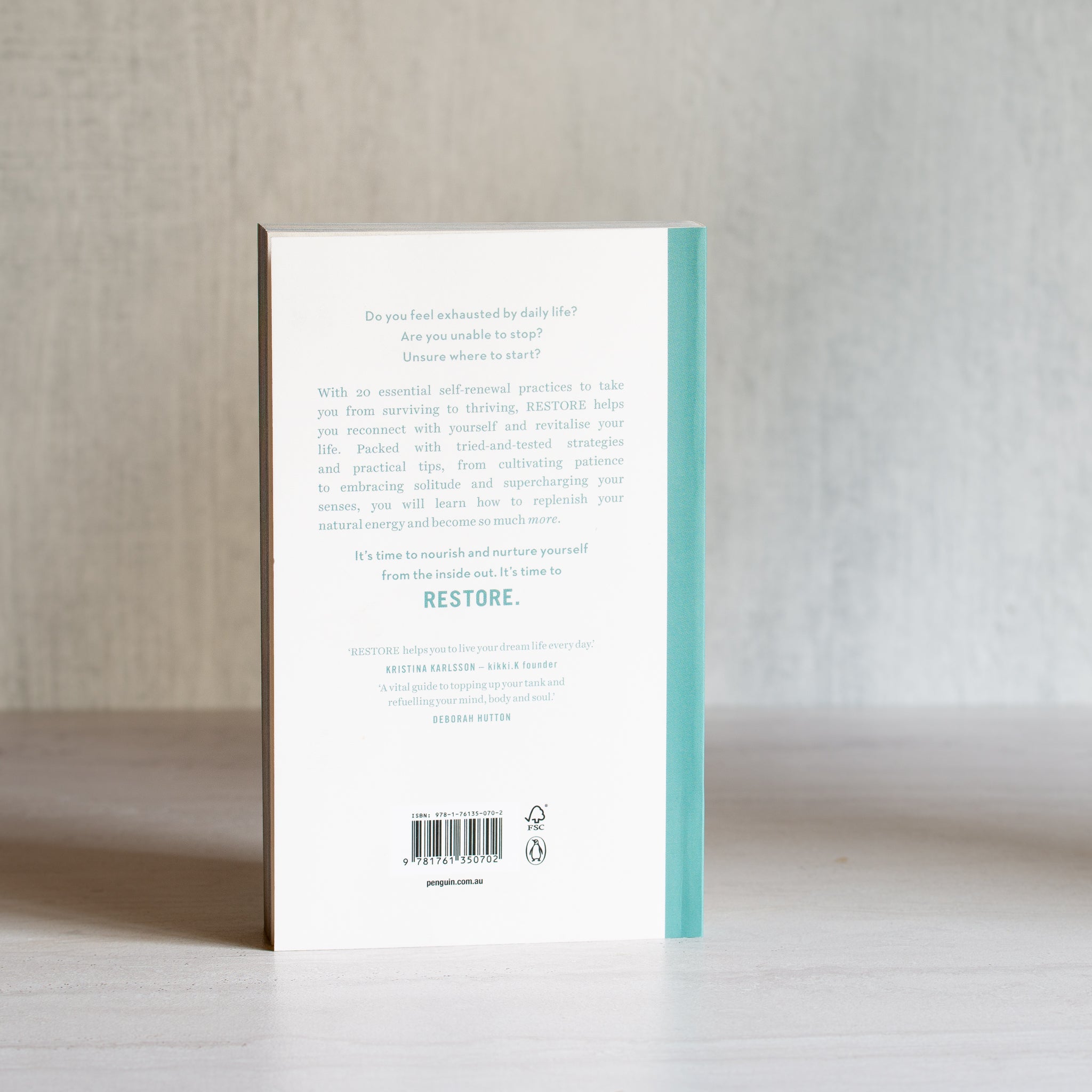 Book | Restore : 20 Self Care Rituals To Reclaim Your Energy