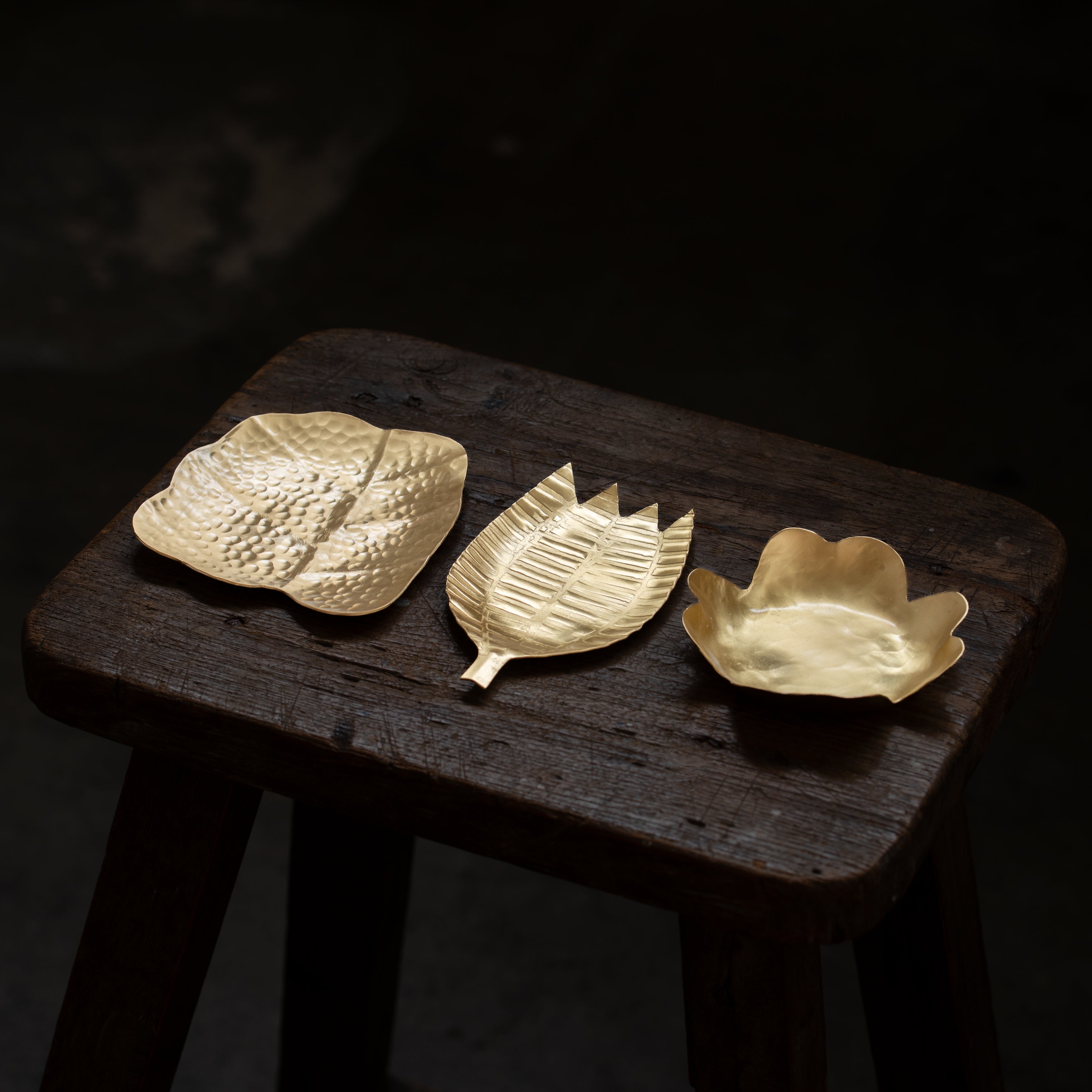 Brass Trinket Plates
