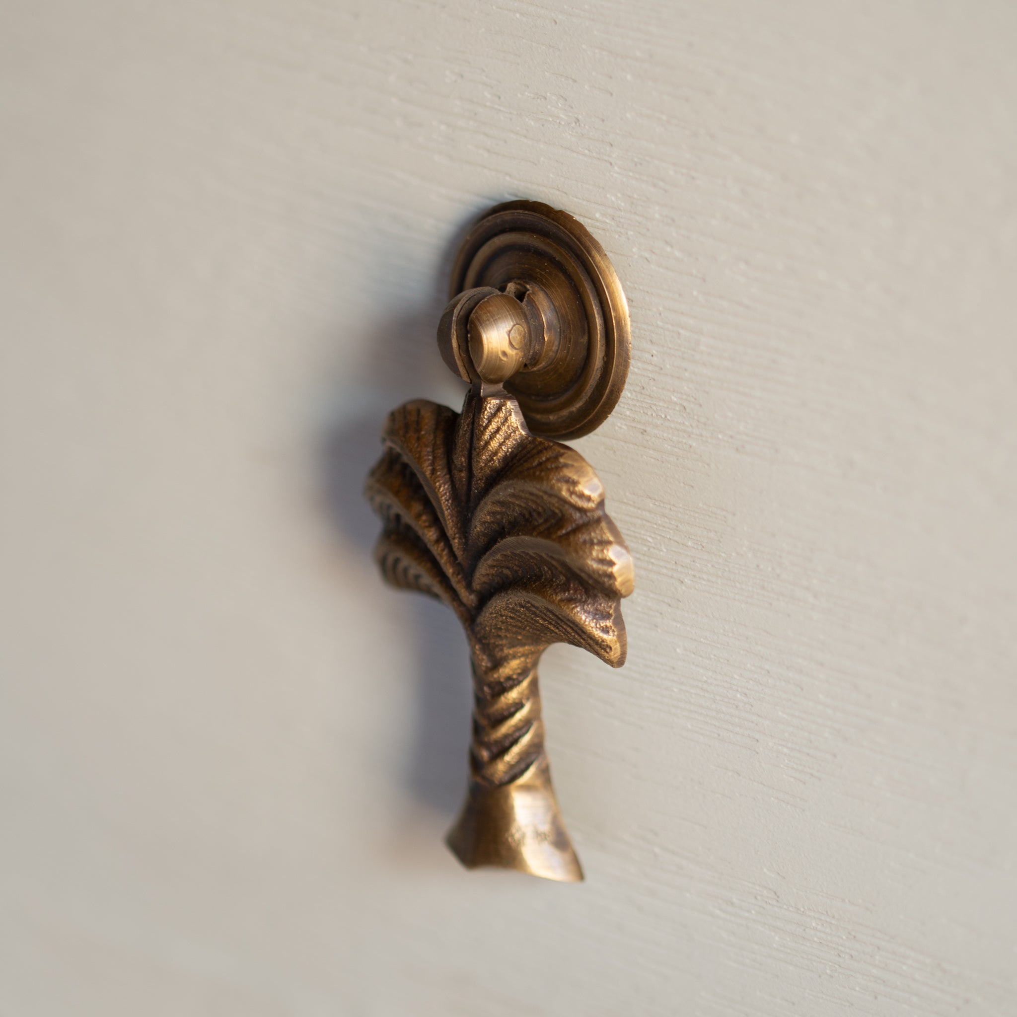 Brass Drawer Handle | Palm Tree
