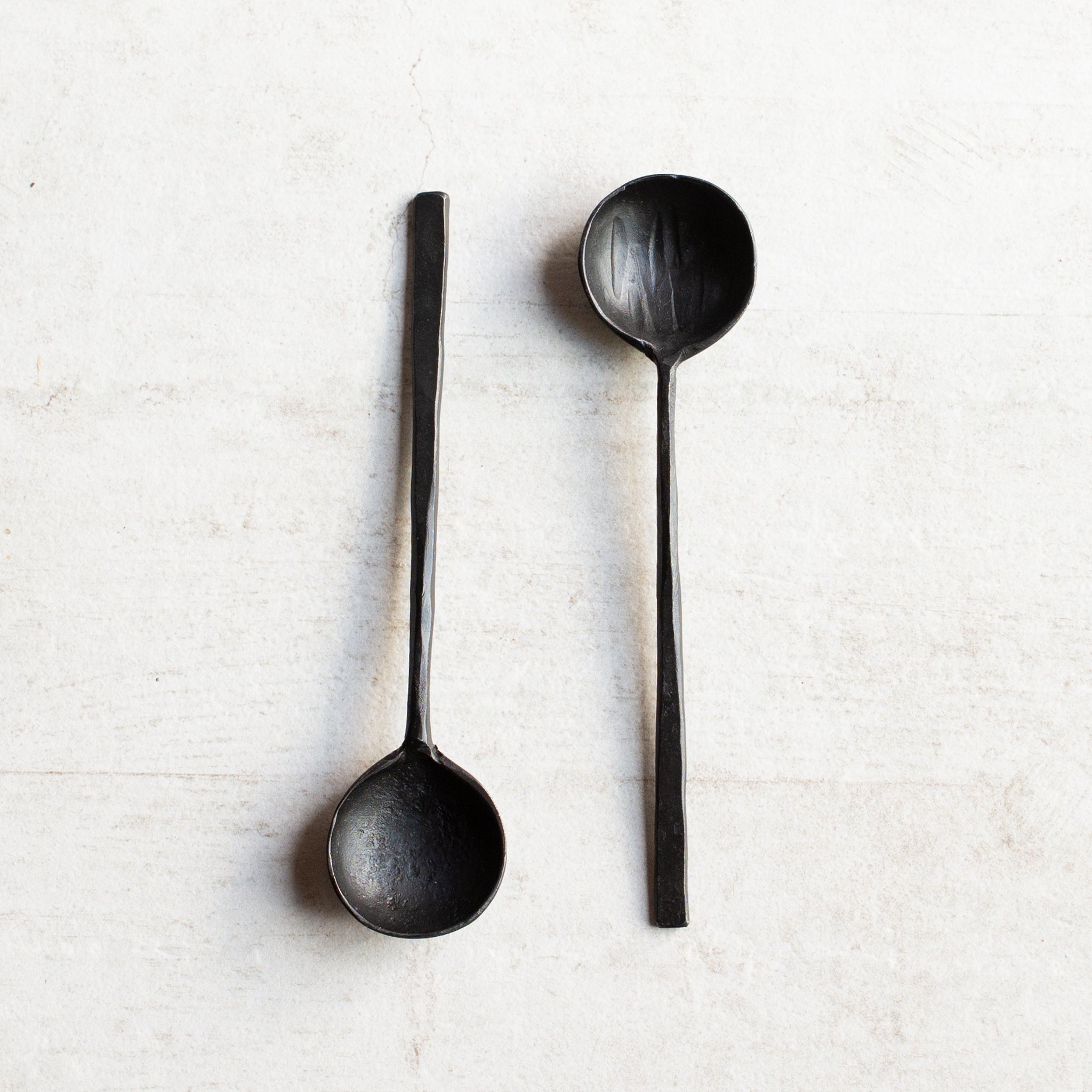 Hand Forged Spoon | Burnished | 16cm