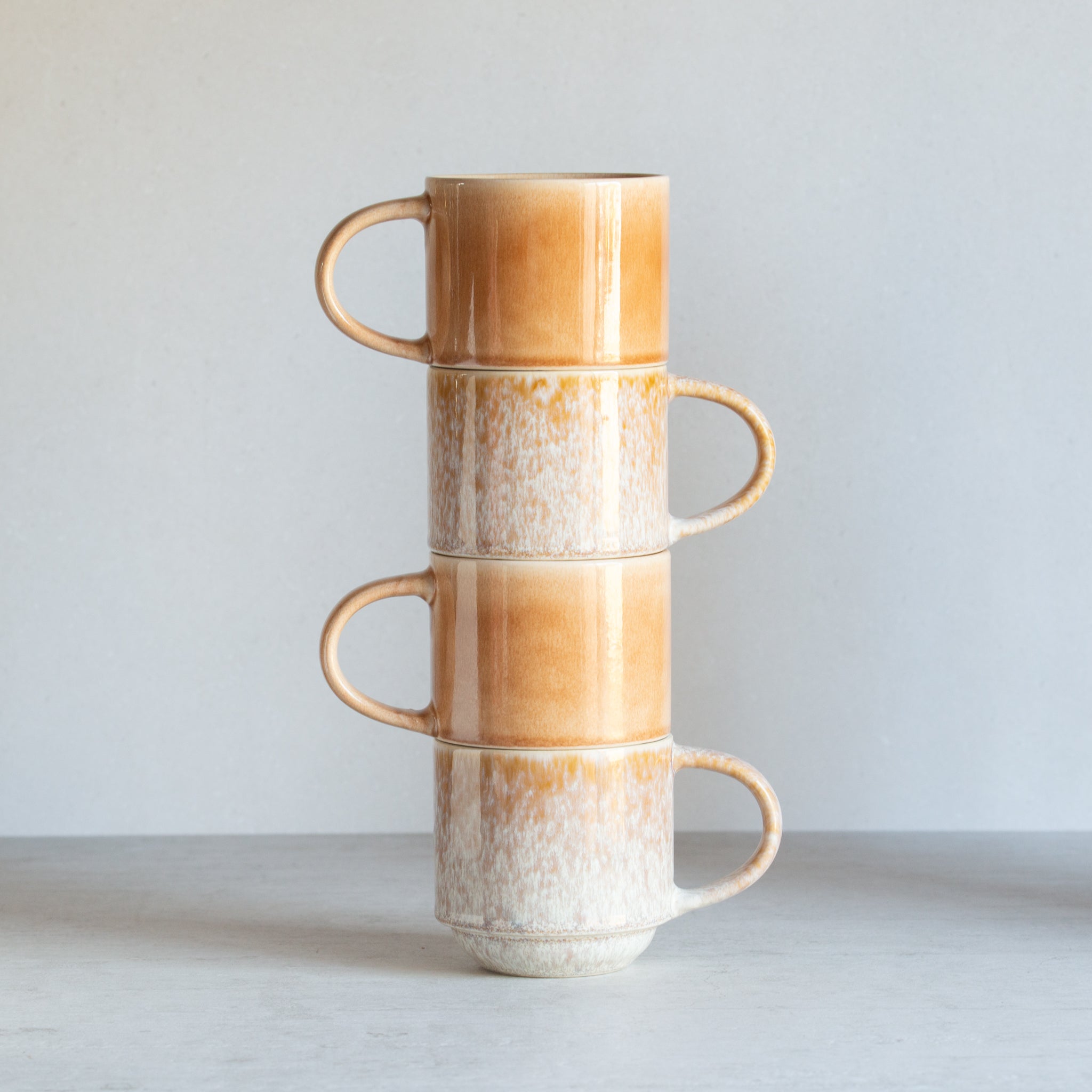 Calla Mugs | Set of 4 | Terra