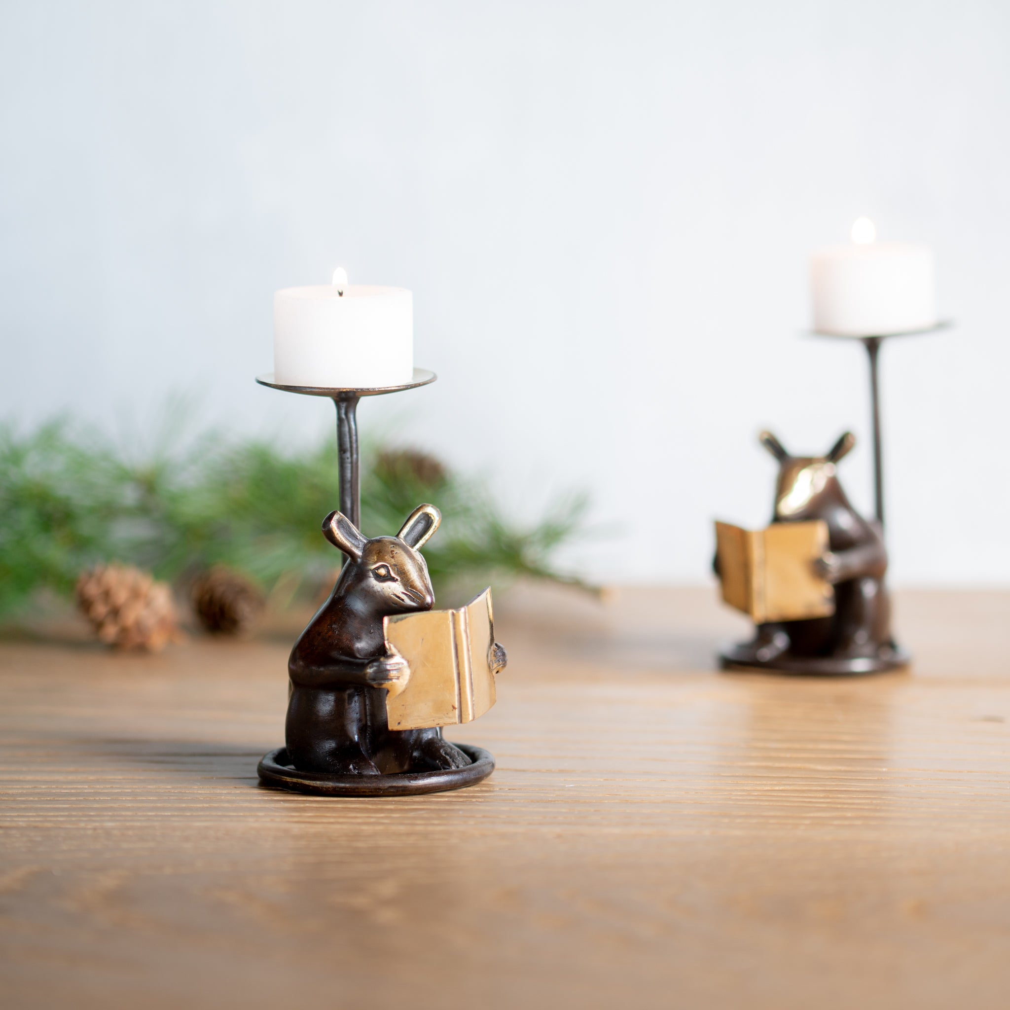 Bronze Mouse Tealight Stand (Bundle & Save!)