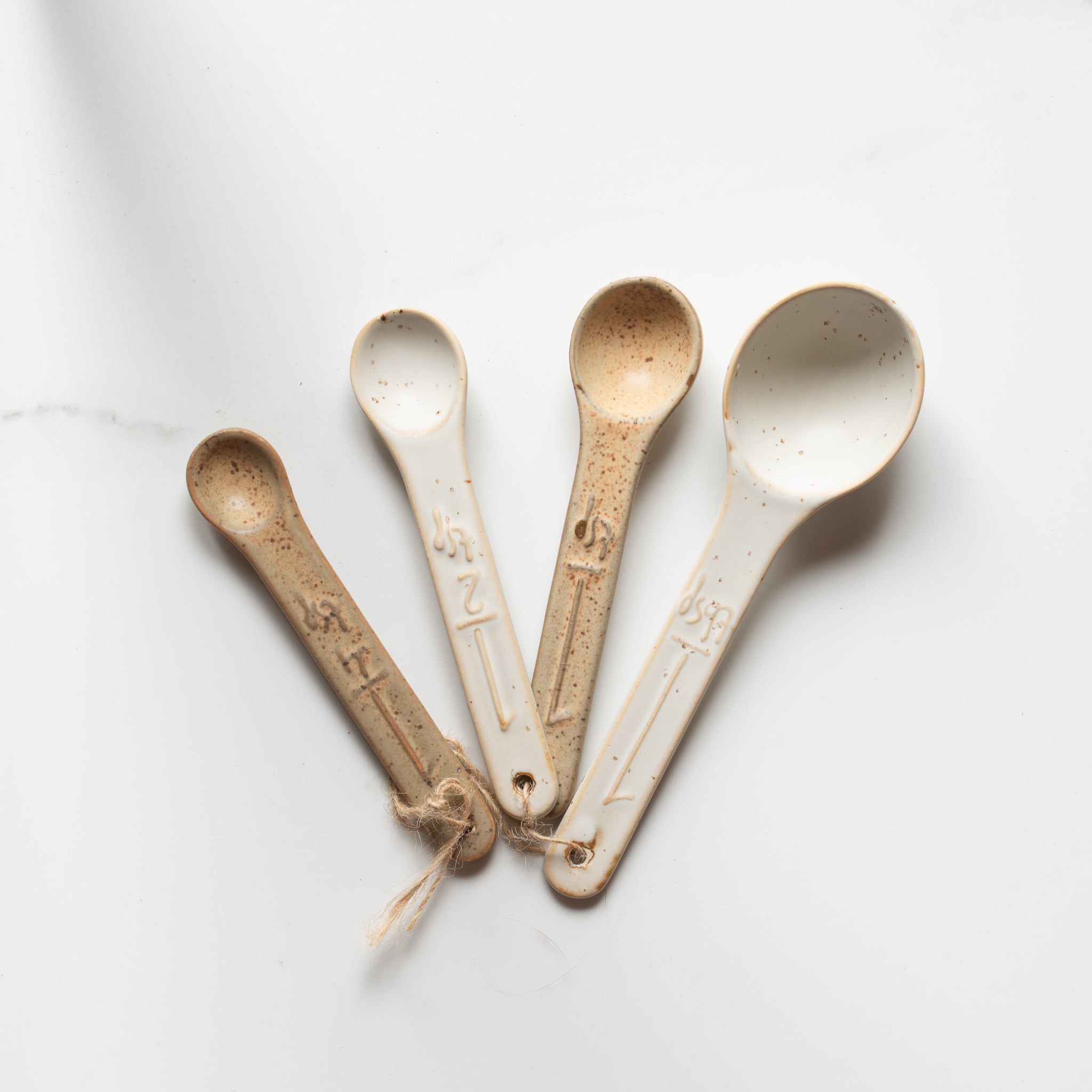 Cecile | Set/4 Ceramic Measuring Spoons