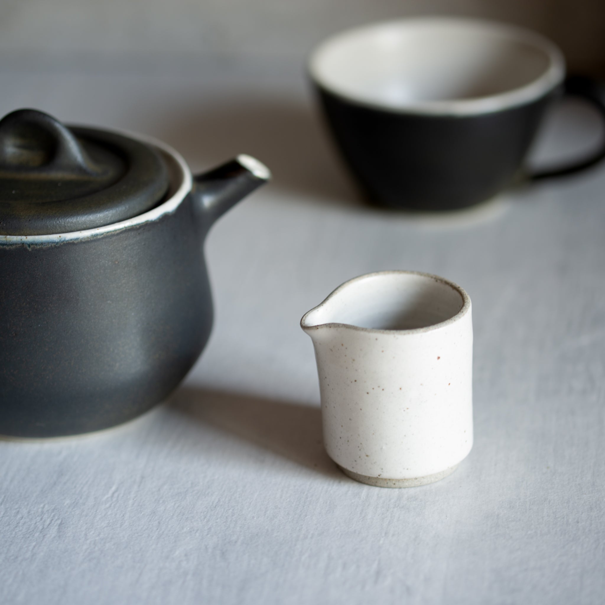 Ceramic Mini Pourer | Matt Speckle