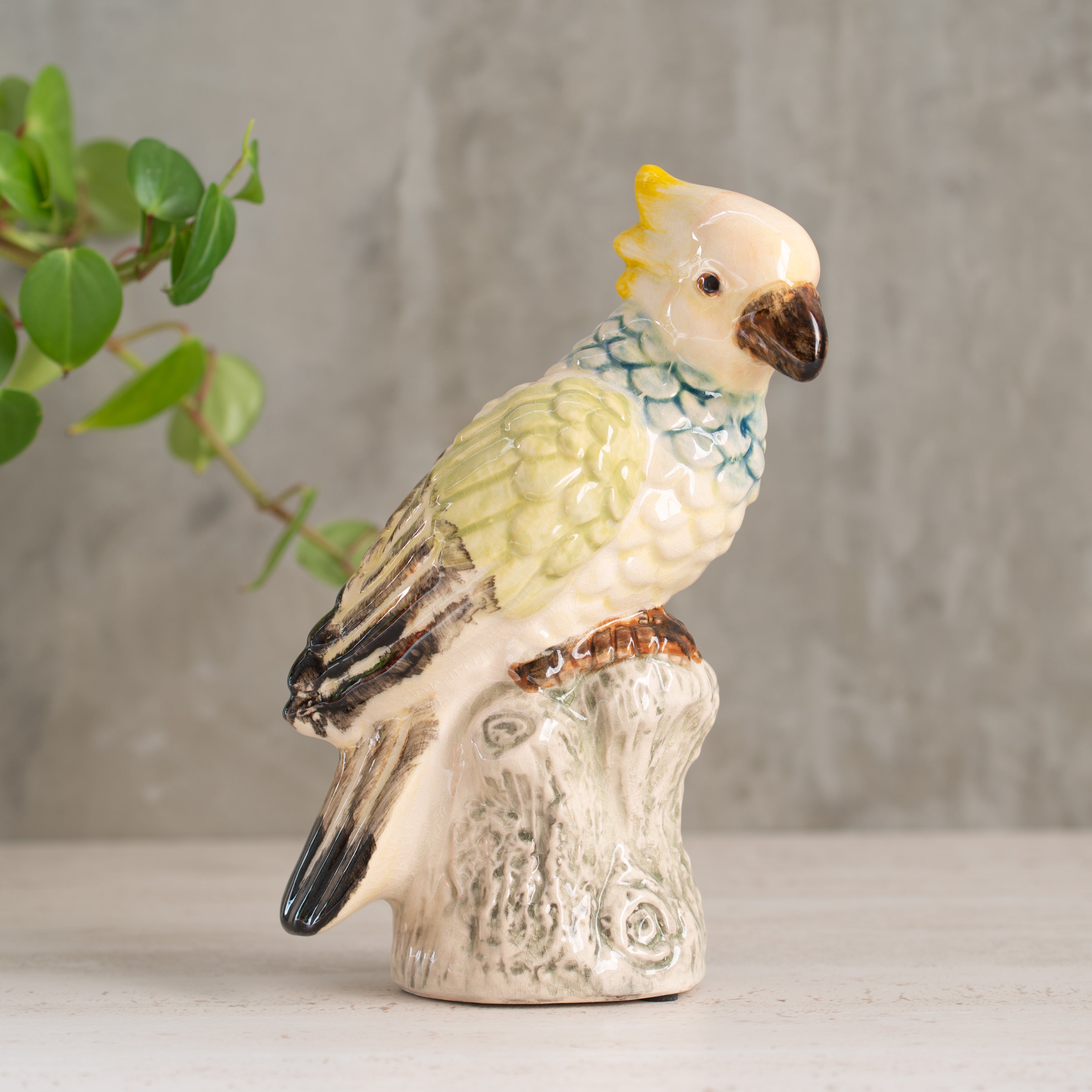 Charles the Ceramic Cockatiel