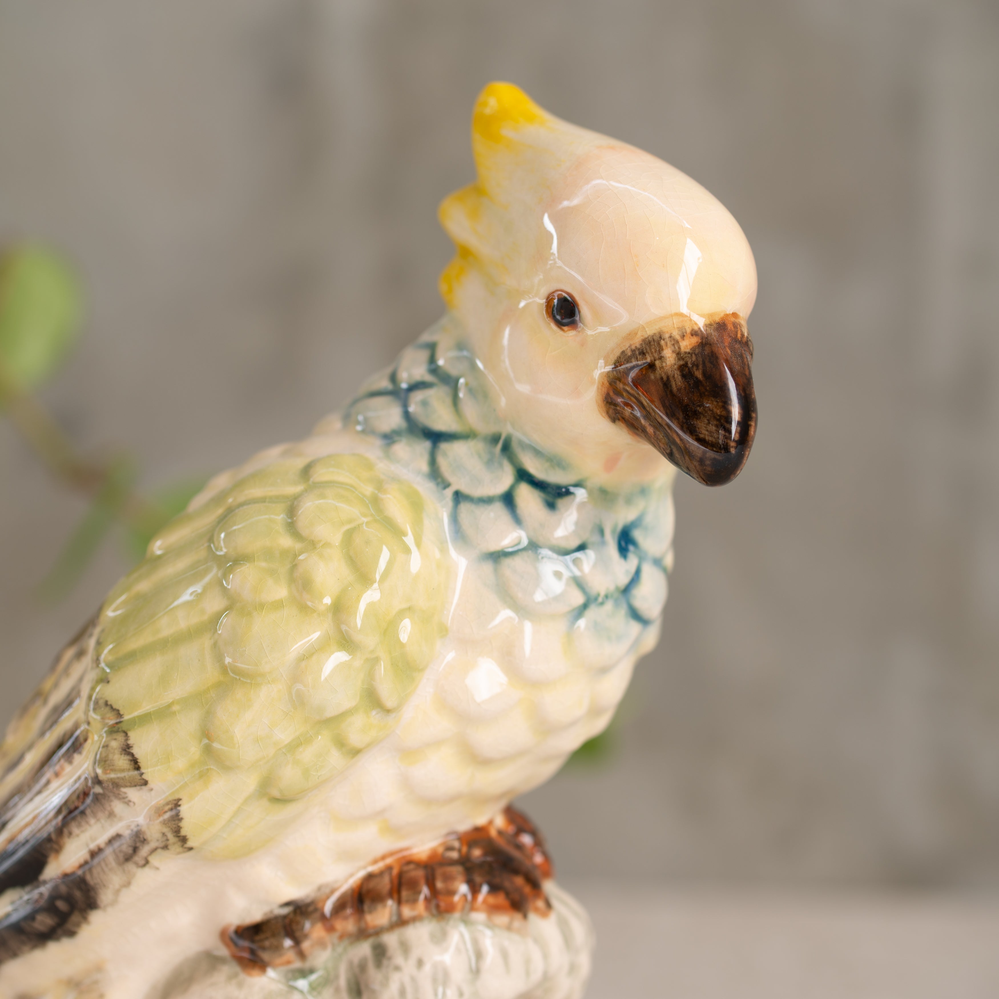 Charles the Ceramic Cockatiel