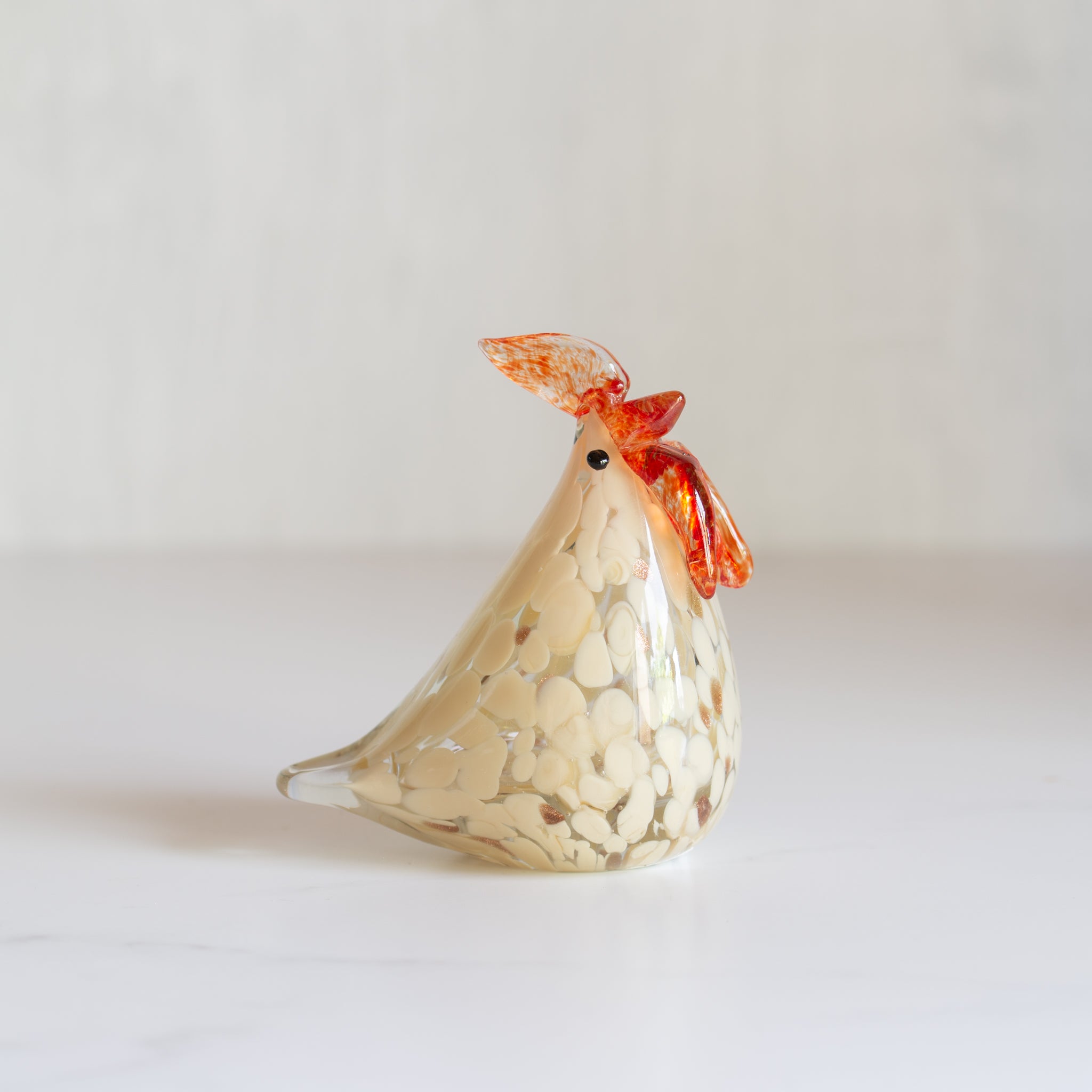 Charlie Chook Glass Sculpture