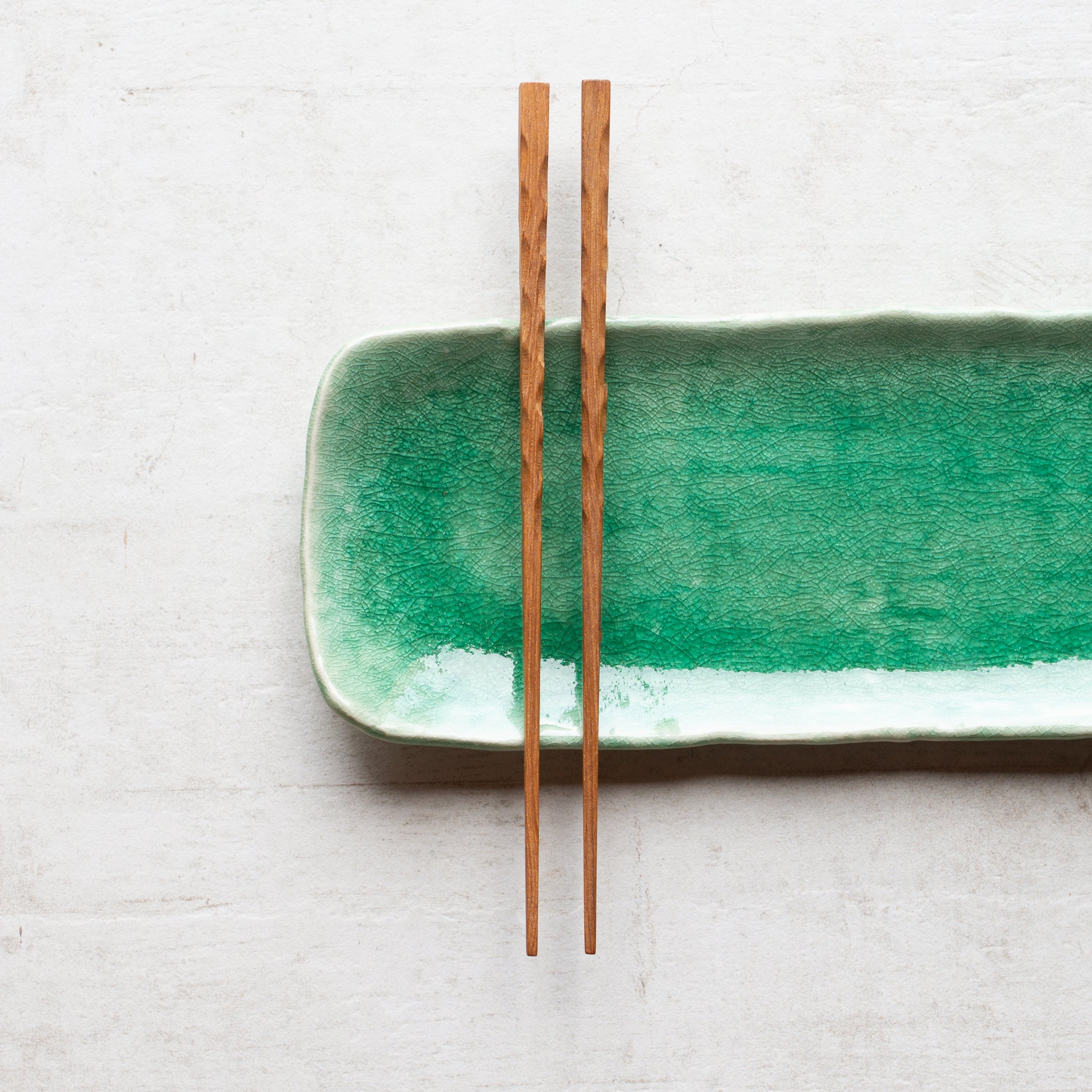 Chopsticks (pair) | Dimpled Teak Wood