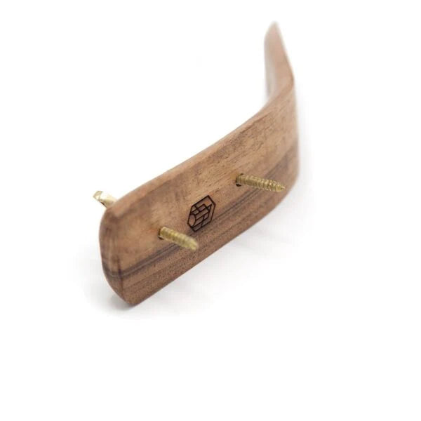 Coat Hook | Wood + Brass