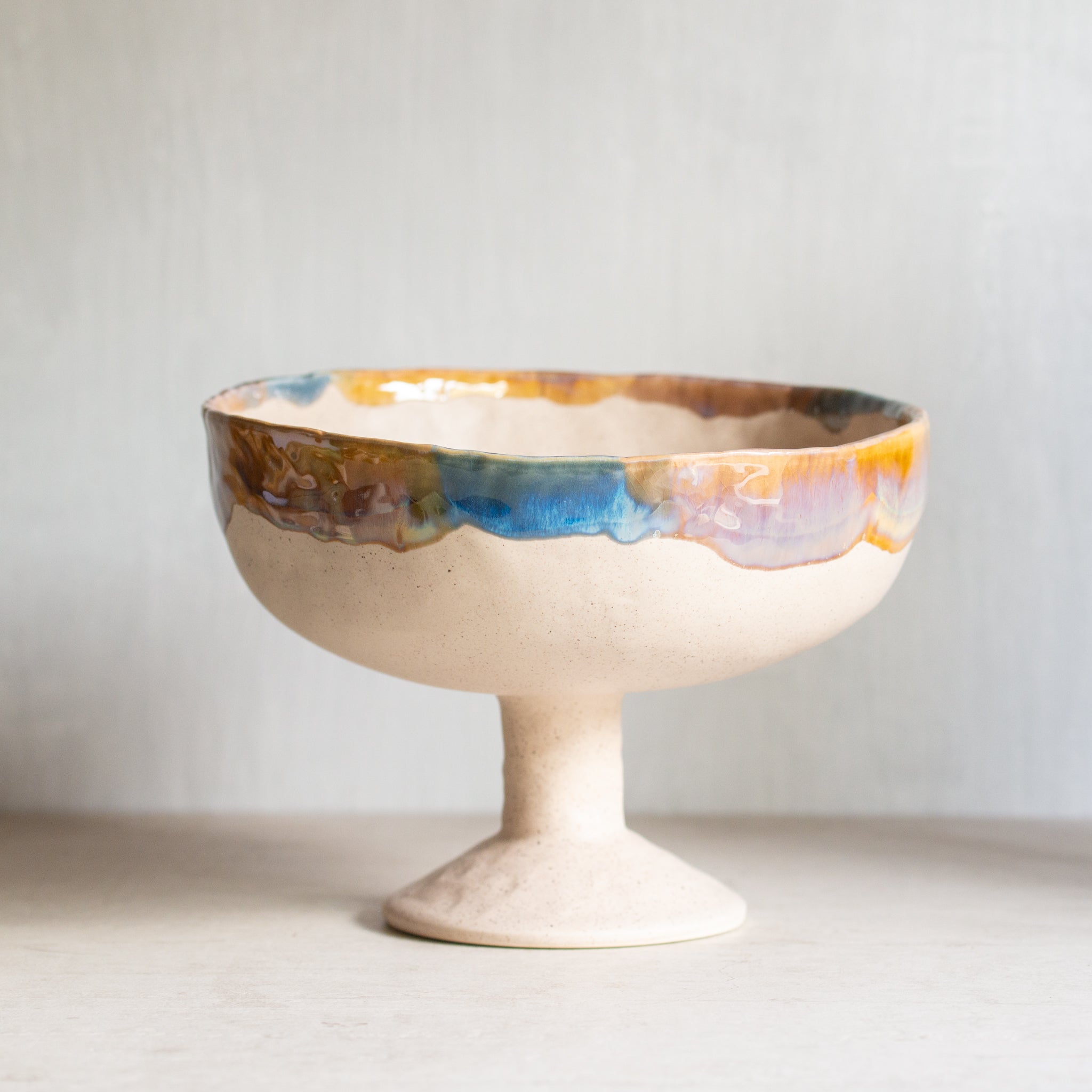 Delilah Ceramic Footed Bowl