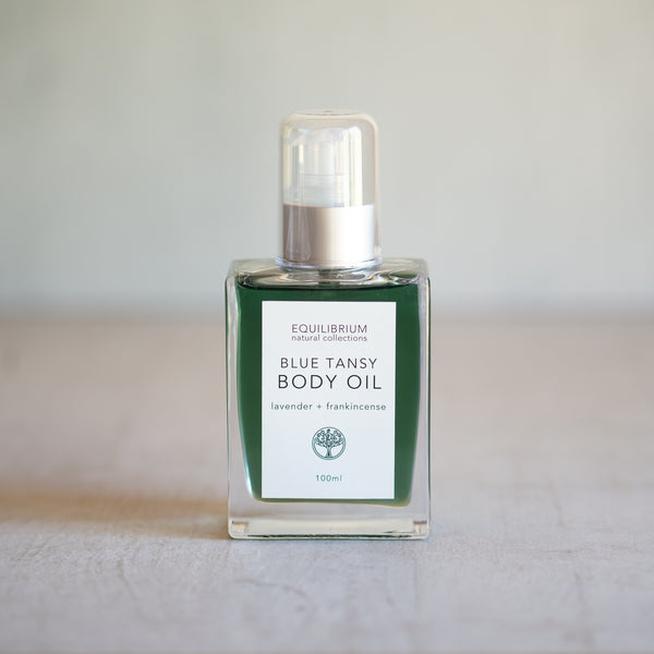 Equilibrium Body Oil | Blue Tansy Flower