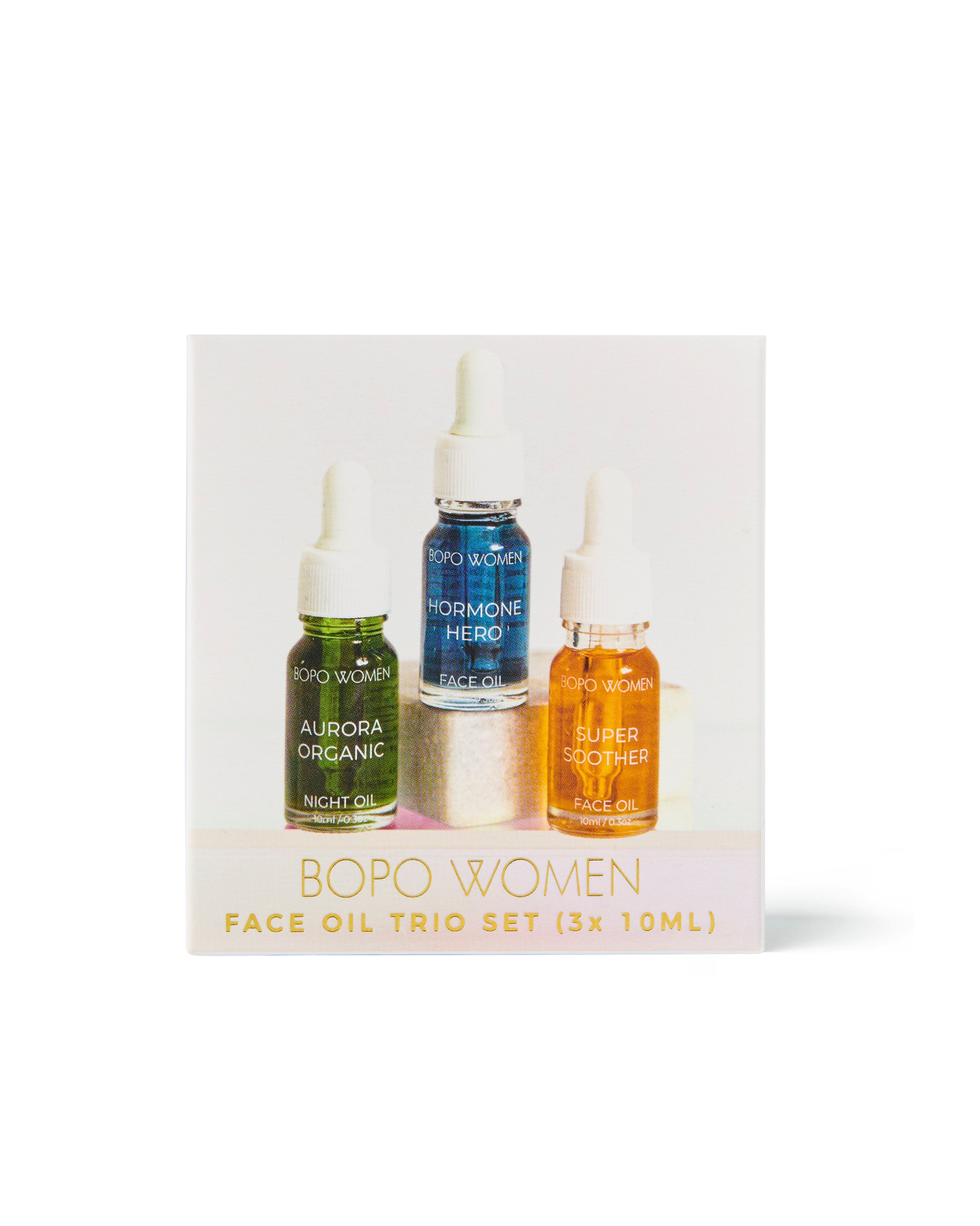 Bopo Mini Face Oil Trio