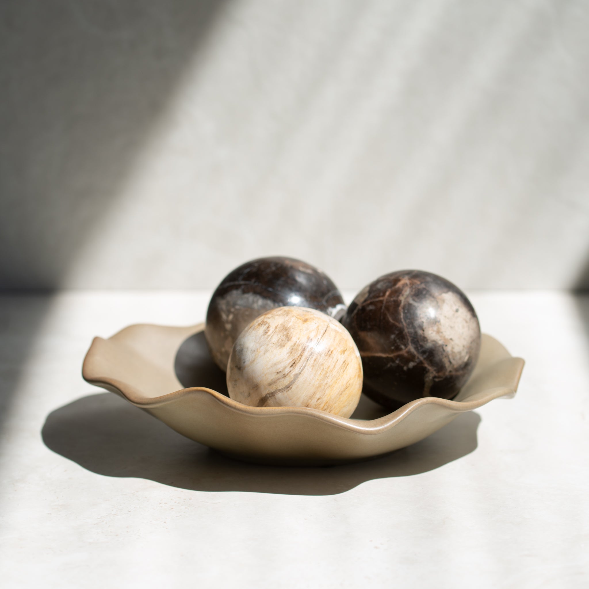 Fluide Plate | Grey/Beige