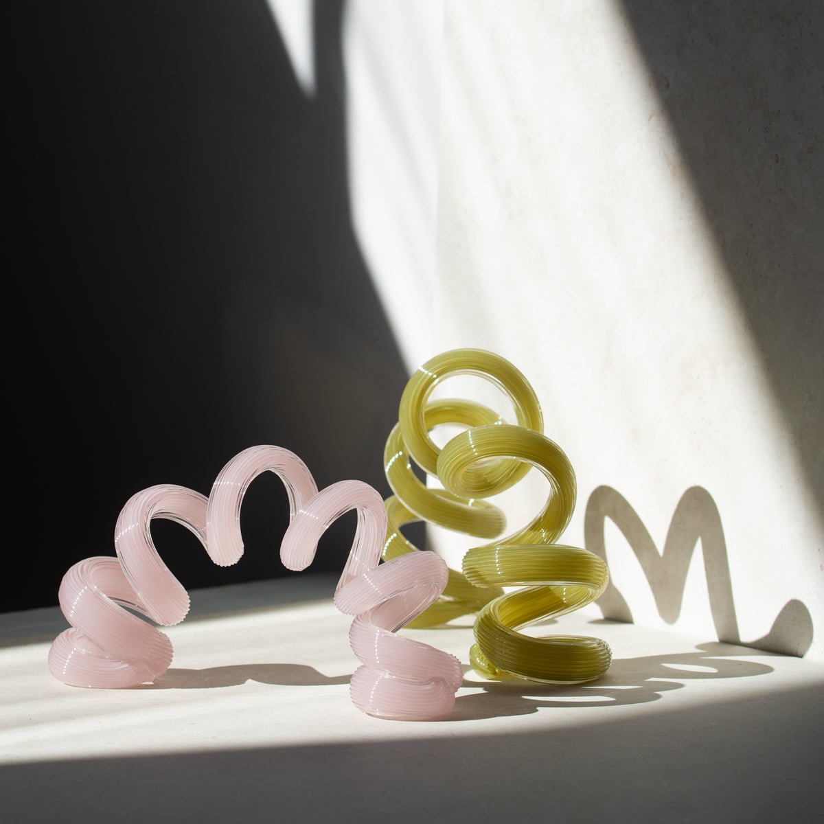 Glass Spring Sculptures | Set/2