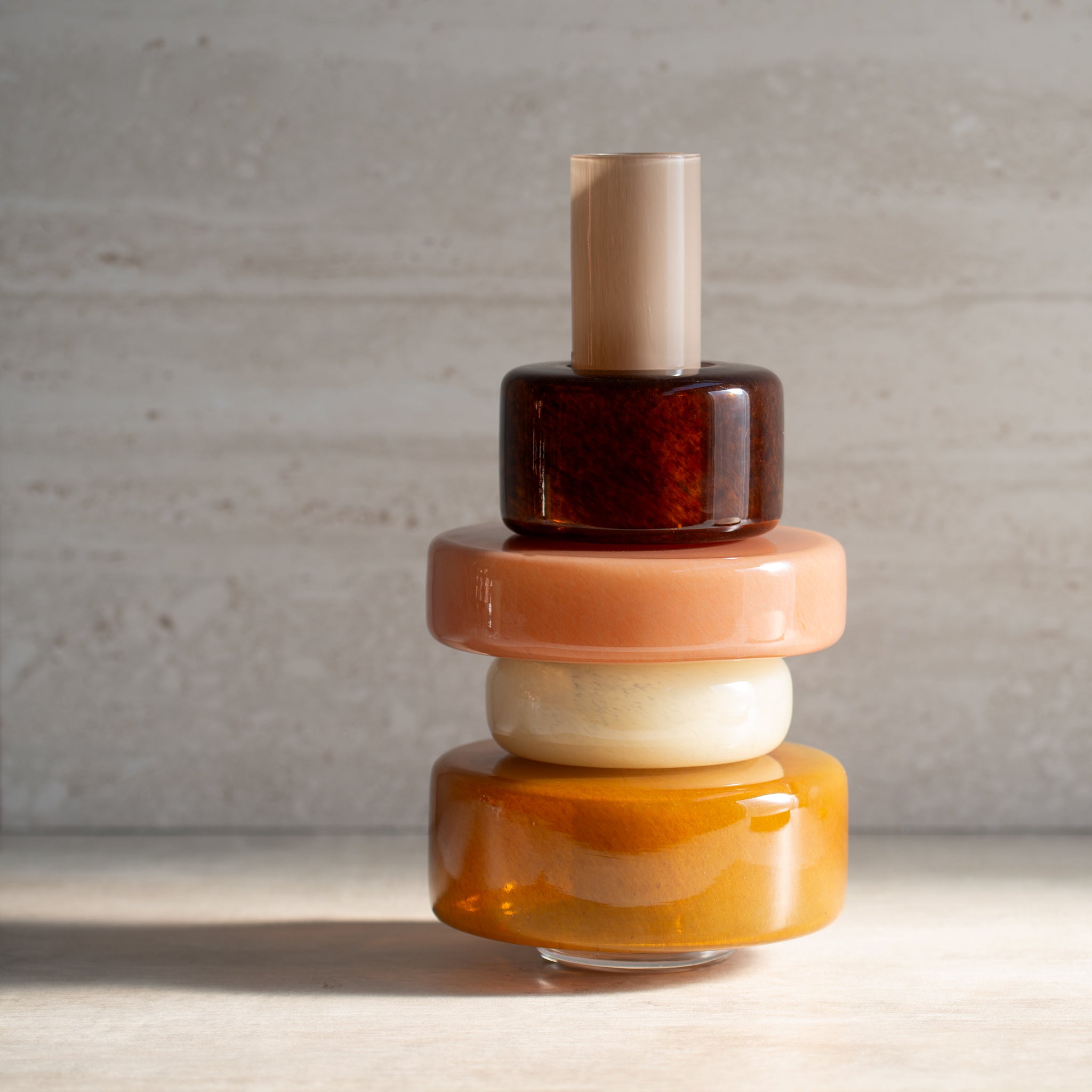 Glass Vase | Tiera | Autumn