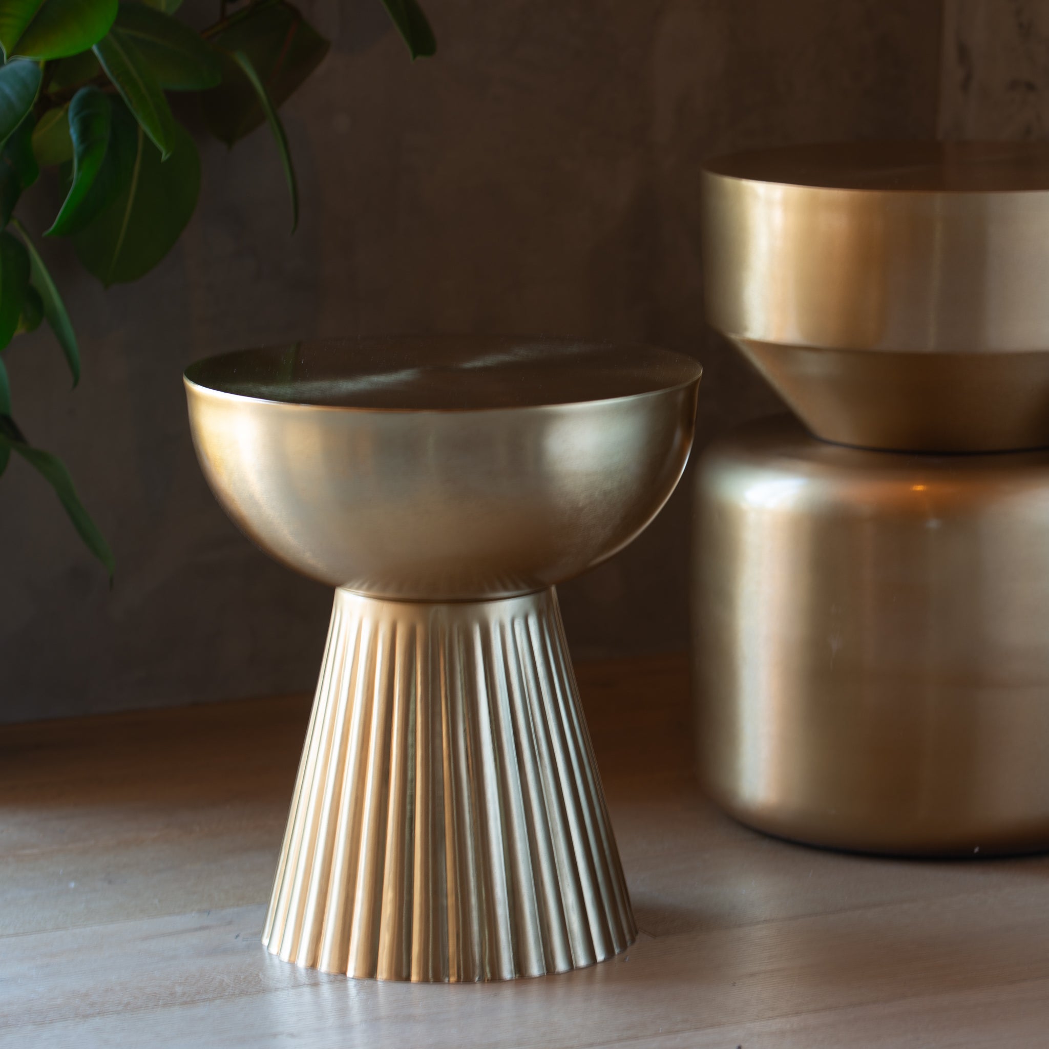 Harlo Side Table | Gold