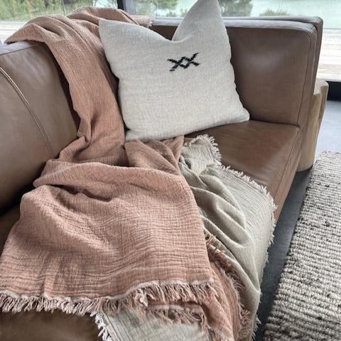 Linen + Cotton Blanket | Terra