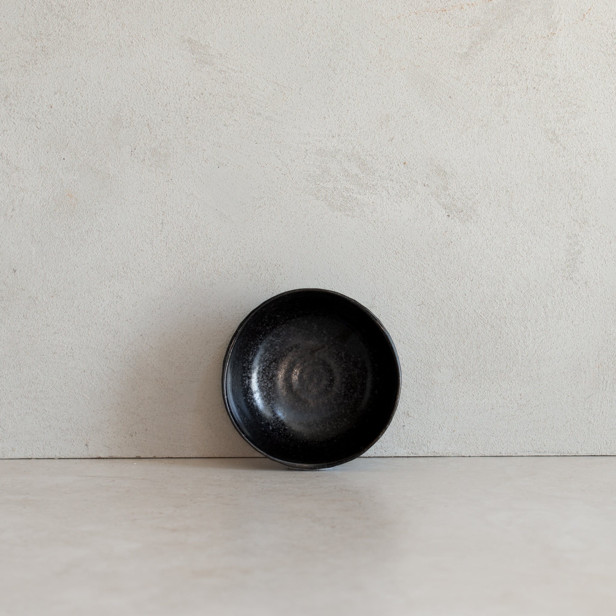 Japanese Ceramics | Uneven Bowl | Small | Matte Black