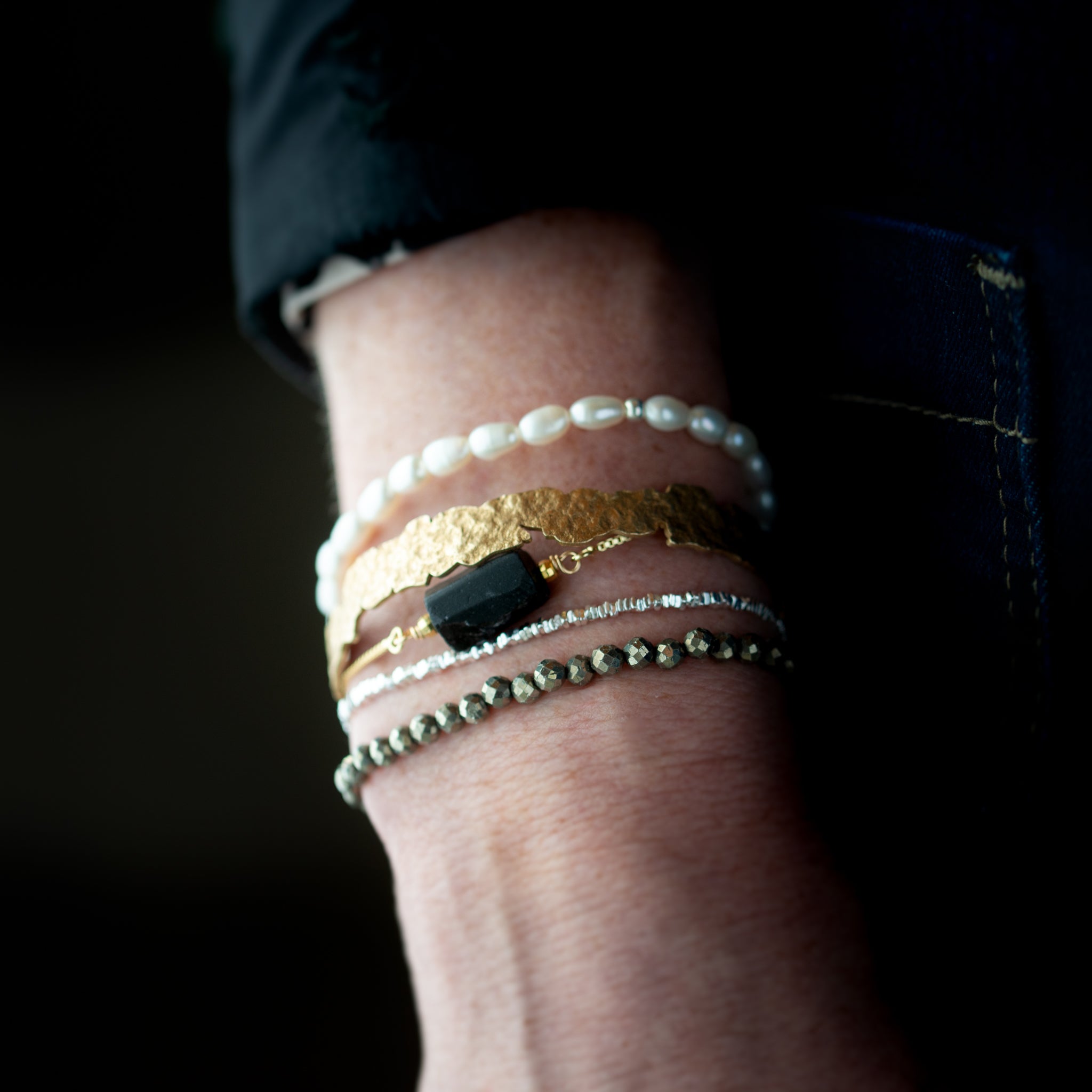 Martelee Brass Bracelet/Cuff