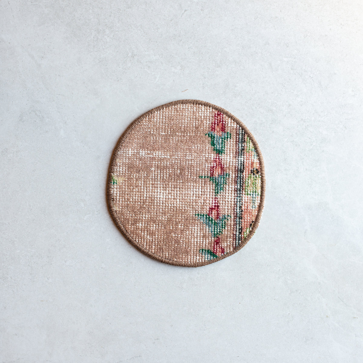 Kilim Placement | Blush + Cream Floral