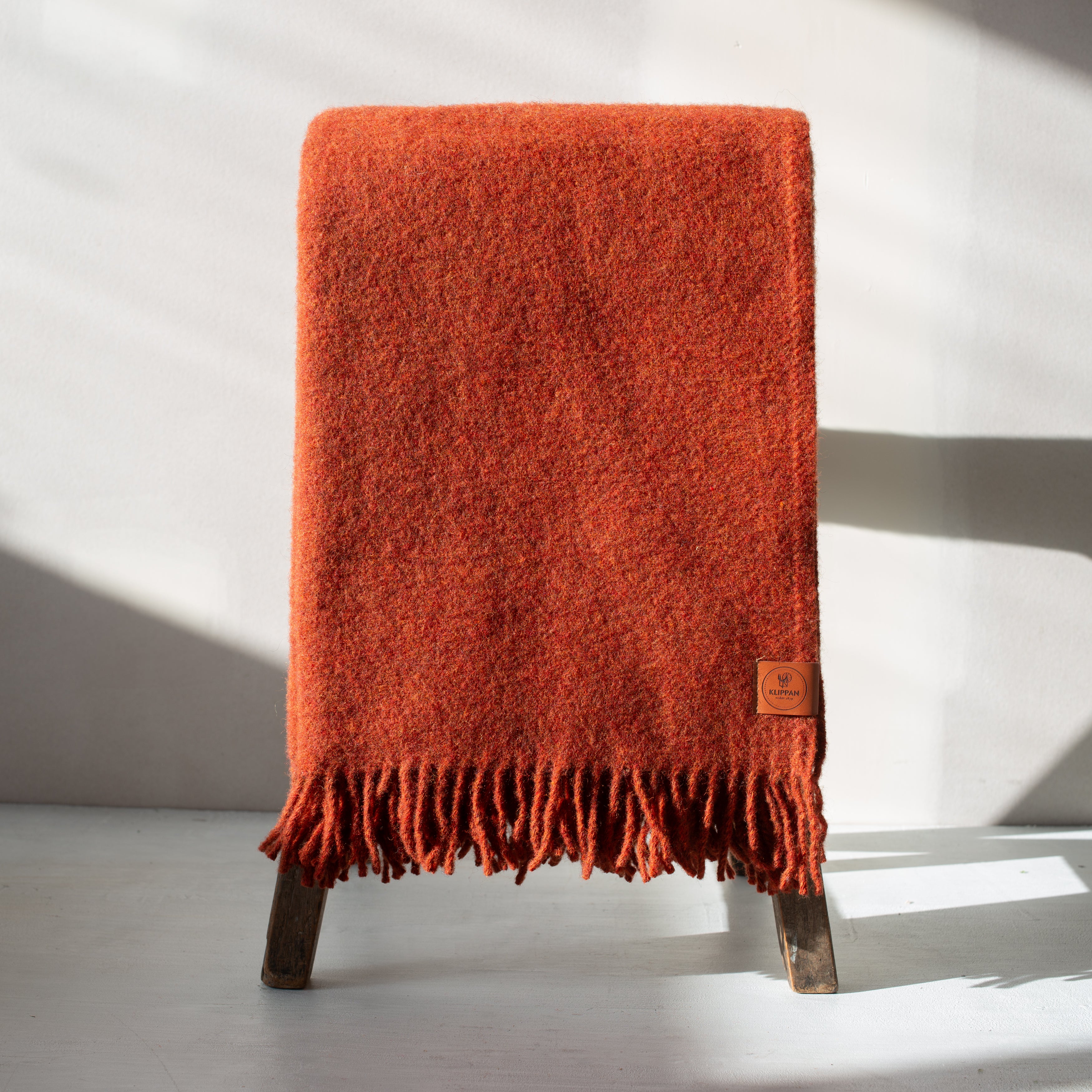 Klippan Recycled Wool Blanket | True | Rust