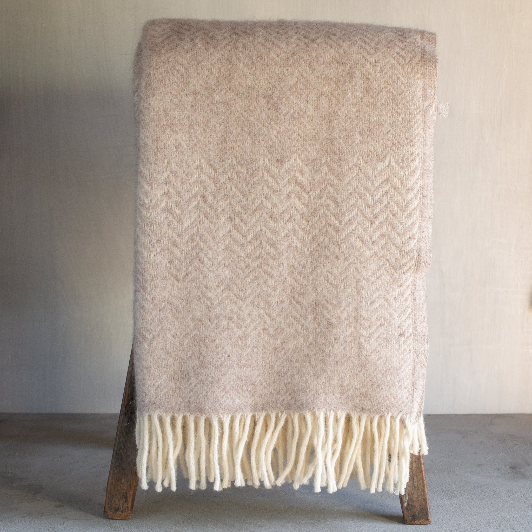 Klippan NZ Wool Blanket | Zigzag | Griege