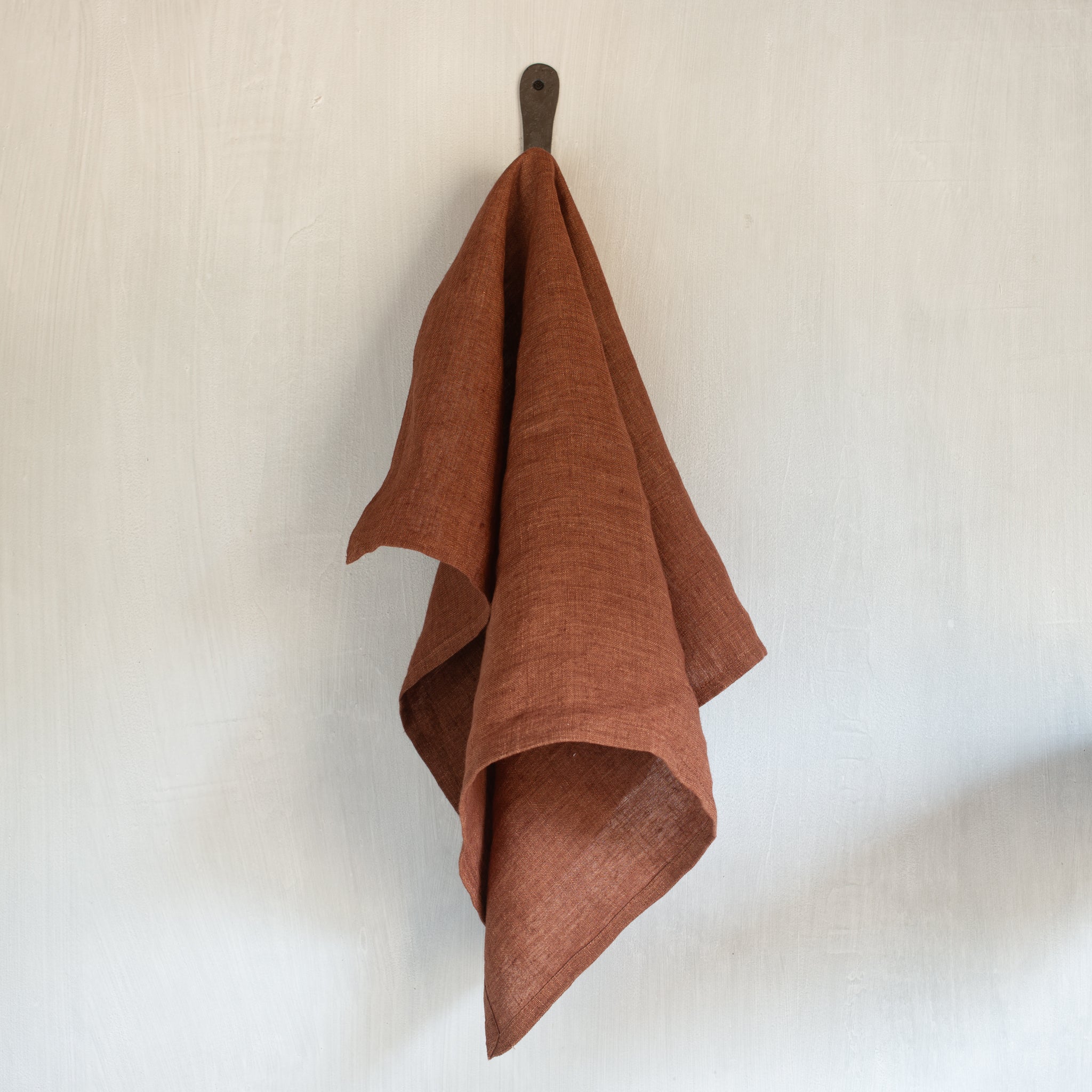 Tea Towel | Stone Washed Linen | Nutmeg