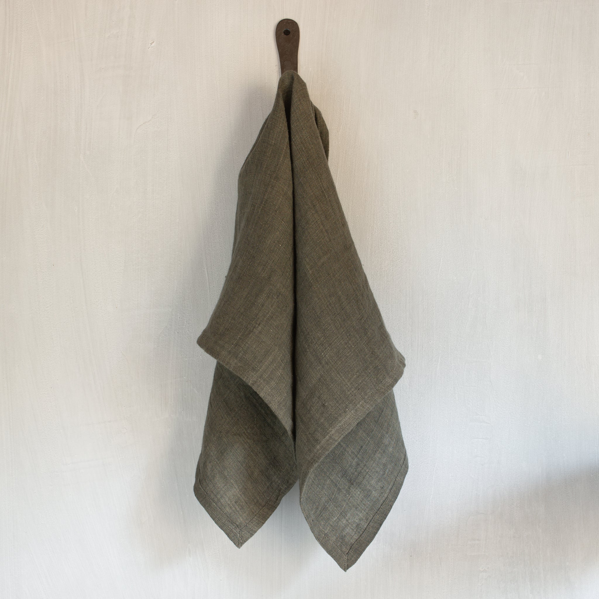 Tea Towel | Stone Washed Linen |  Sage