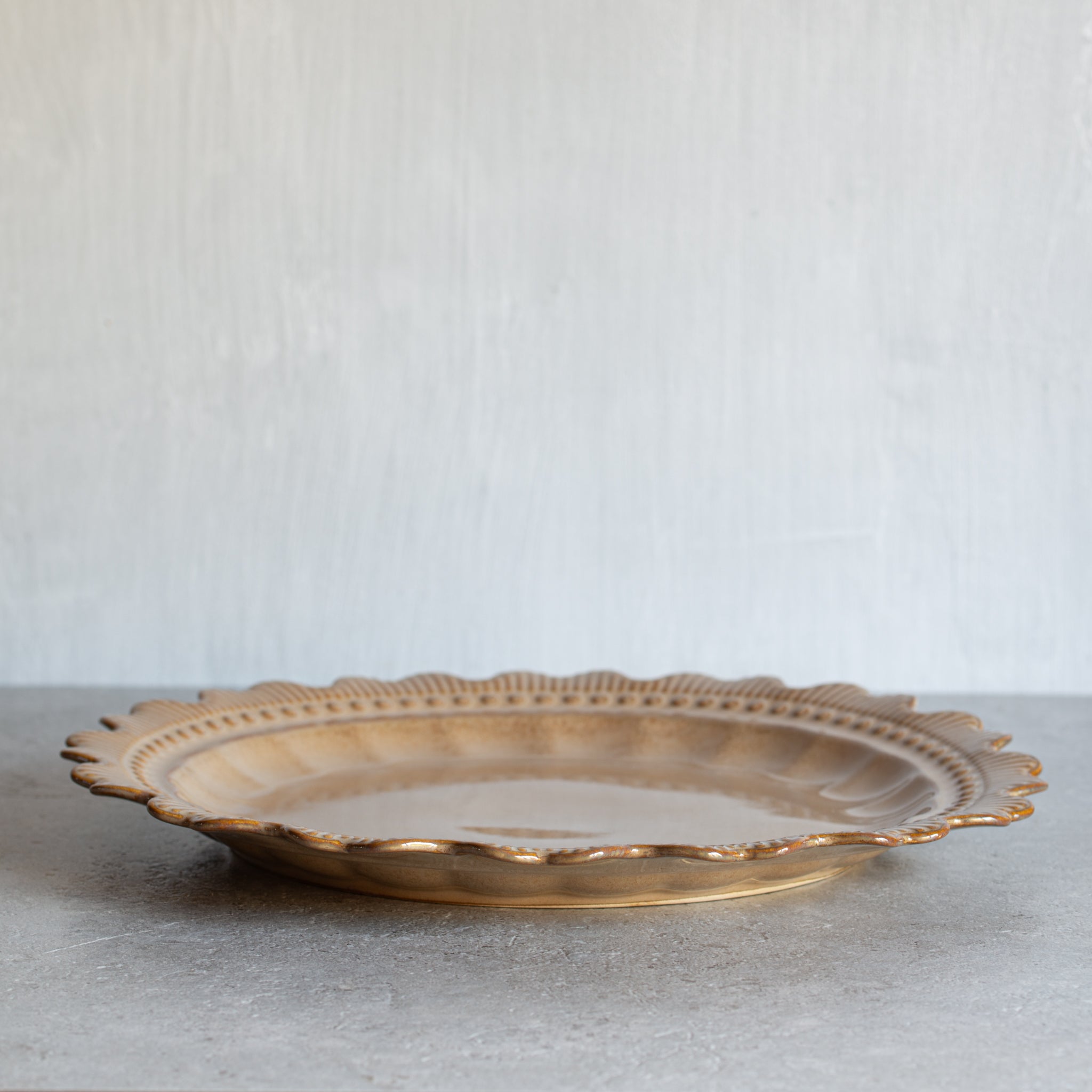 Luca Ceramic Platter | Latte