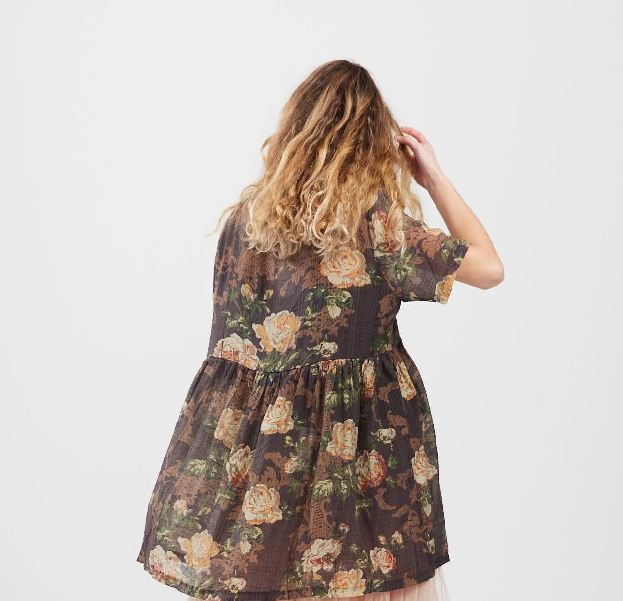 Baby Doll Dress | Chocolate Floral