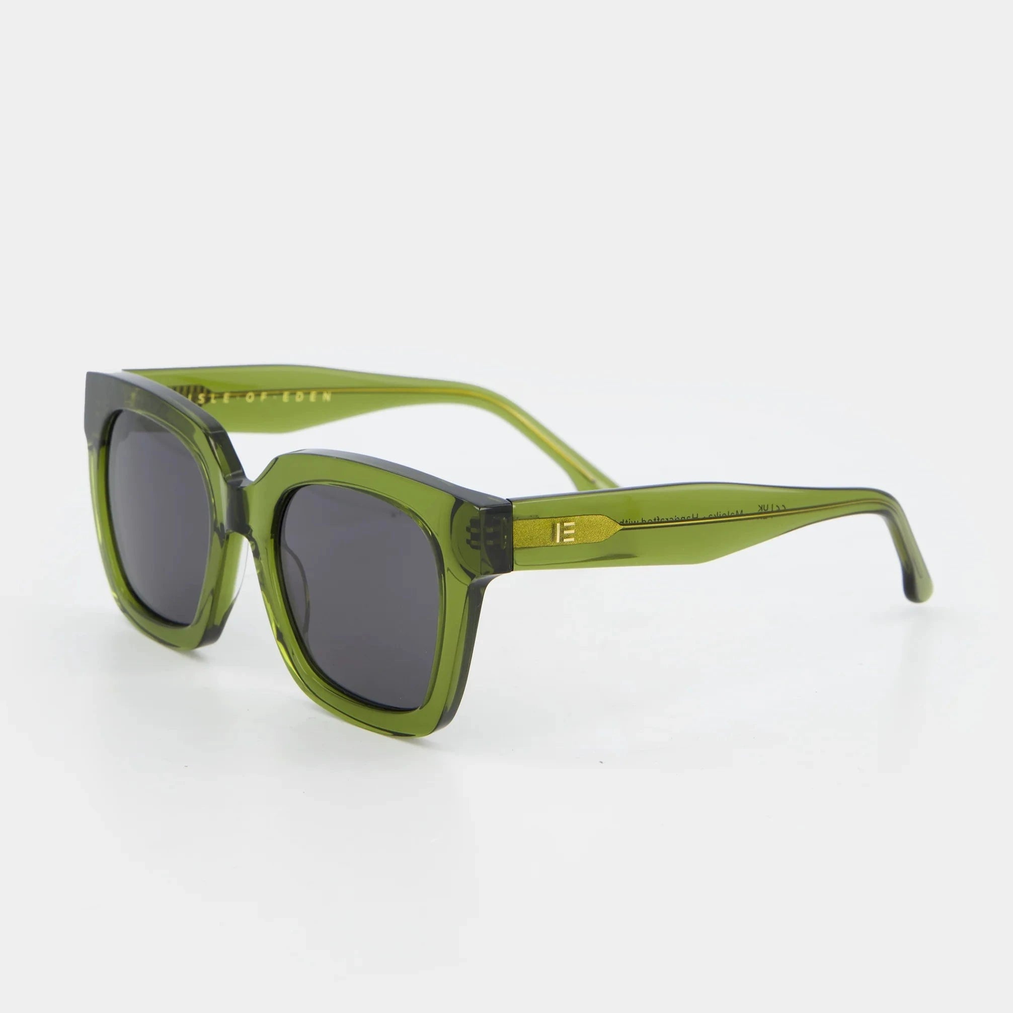 Isle of Eden Sunglasses | Maleika - Bottle Green
