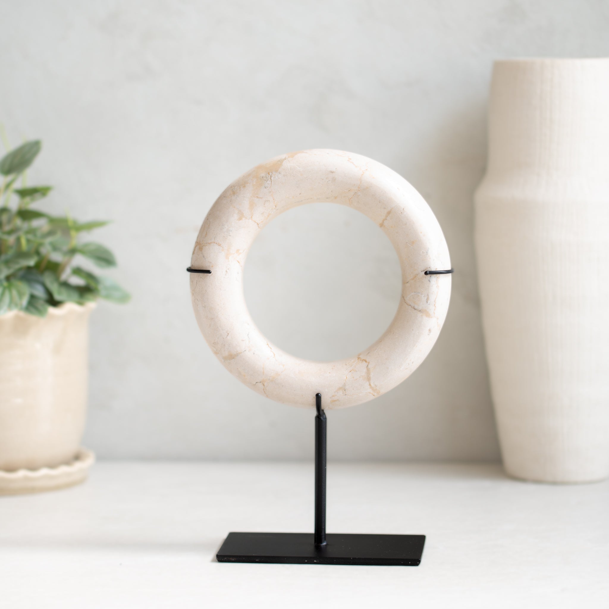 Marble Cirque on Stand | Small
