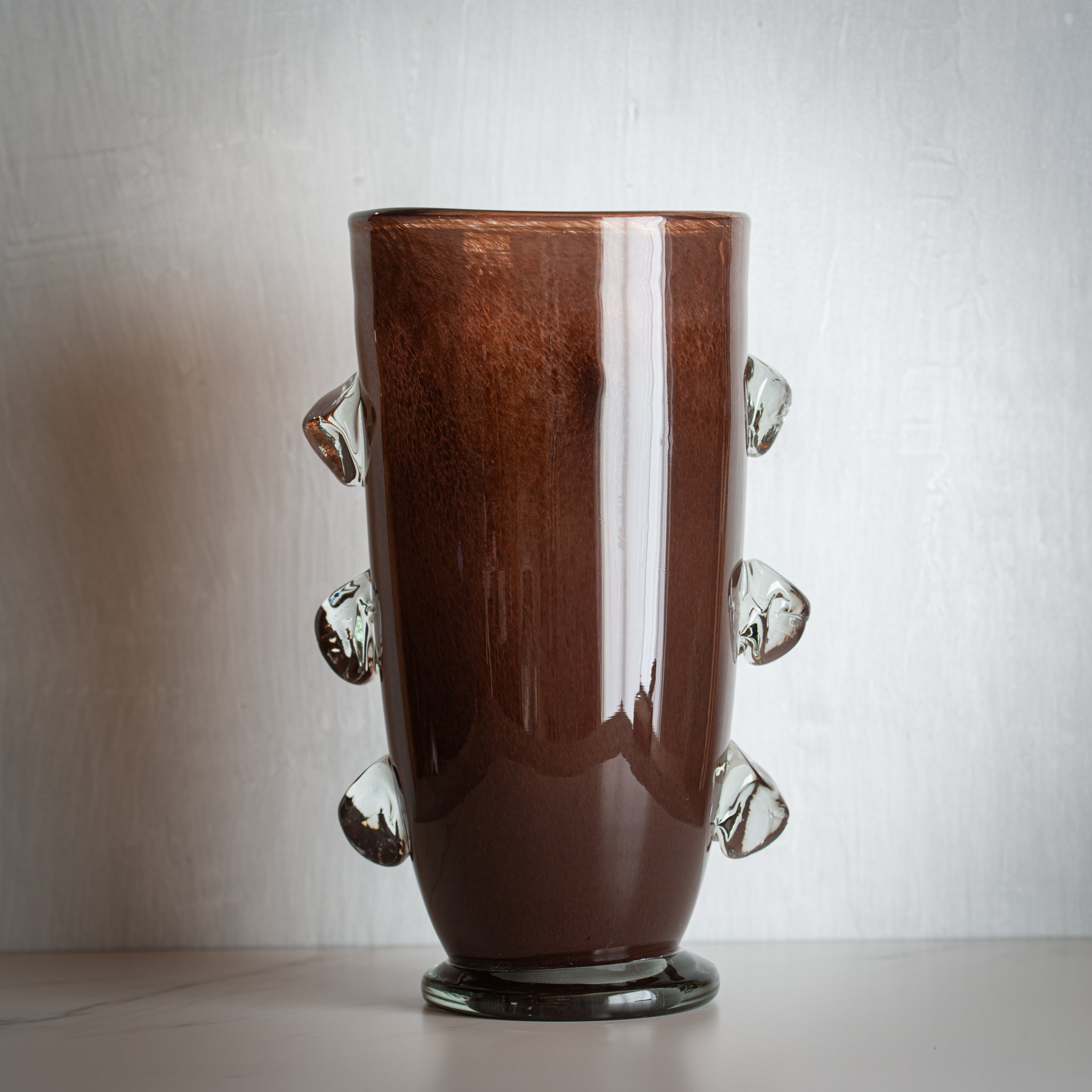 Marshall Glass Vase | Burnt Sienna