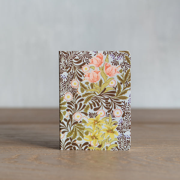 Mini Notebook | Morris & Co. | Tulips and Lilies