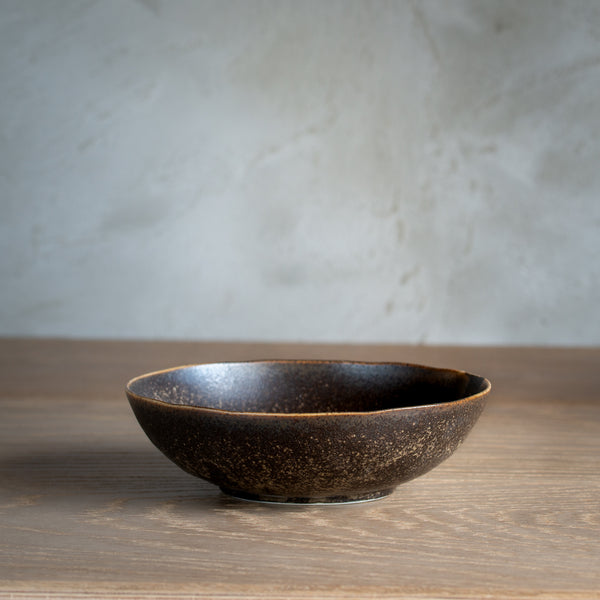 Japanese Ceramics | Oval Bowl | Mocha | Med