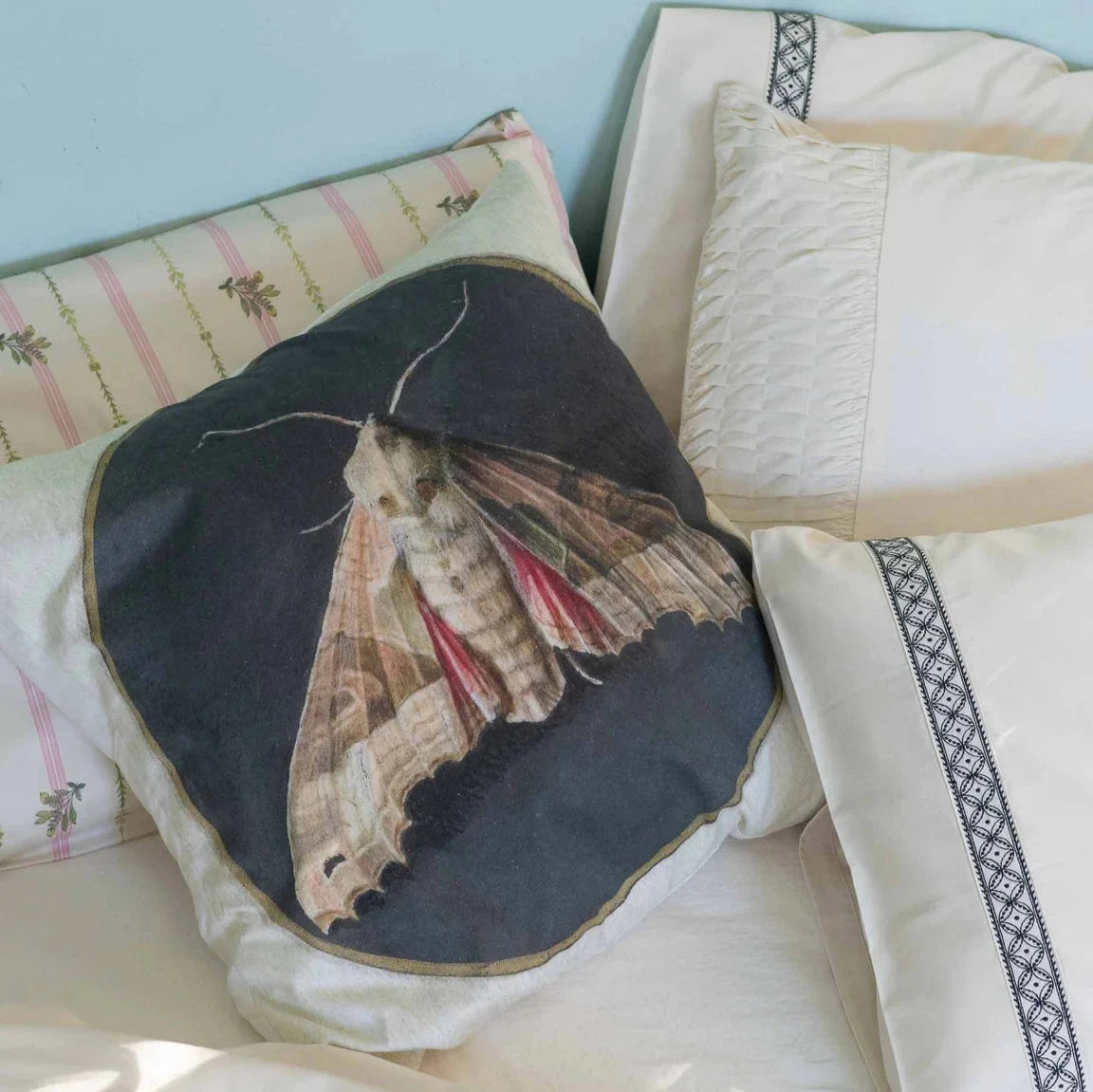 Cushion Cover | Moth Print