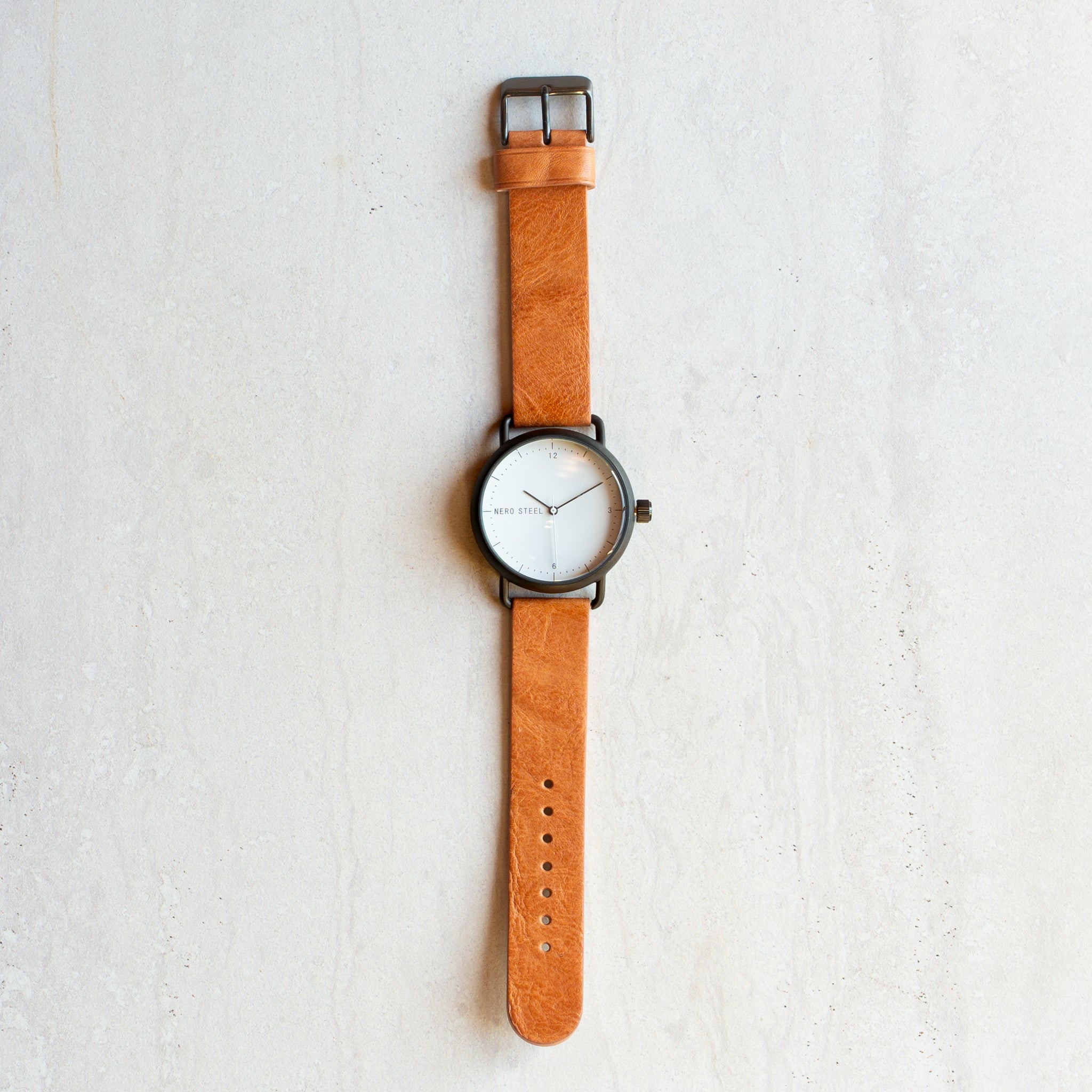 Nero Watch | Steel 116 | Tan