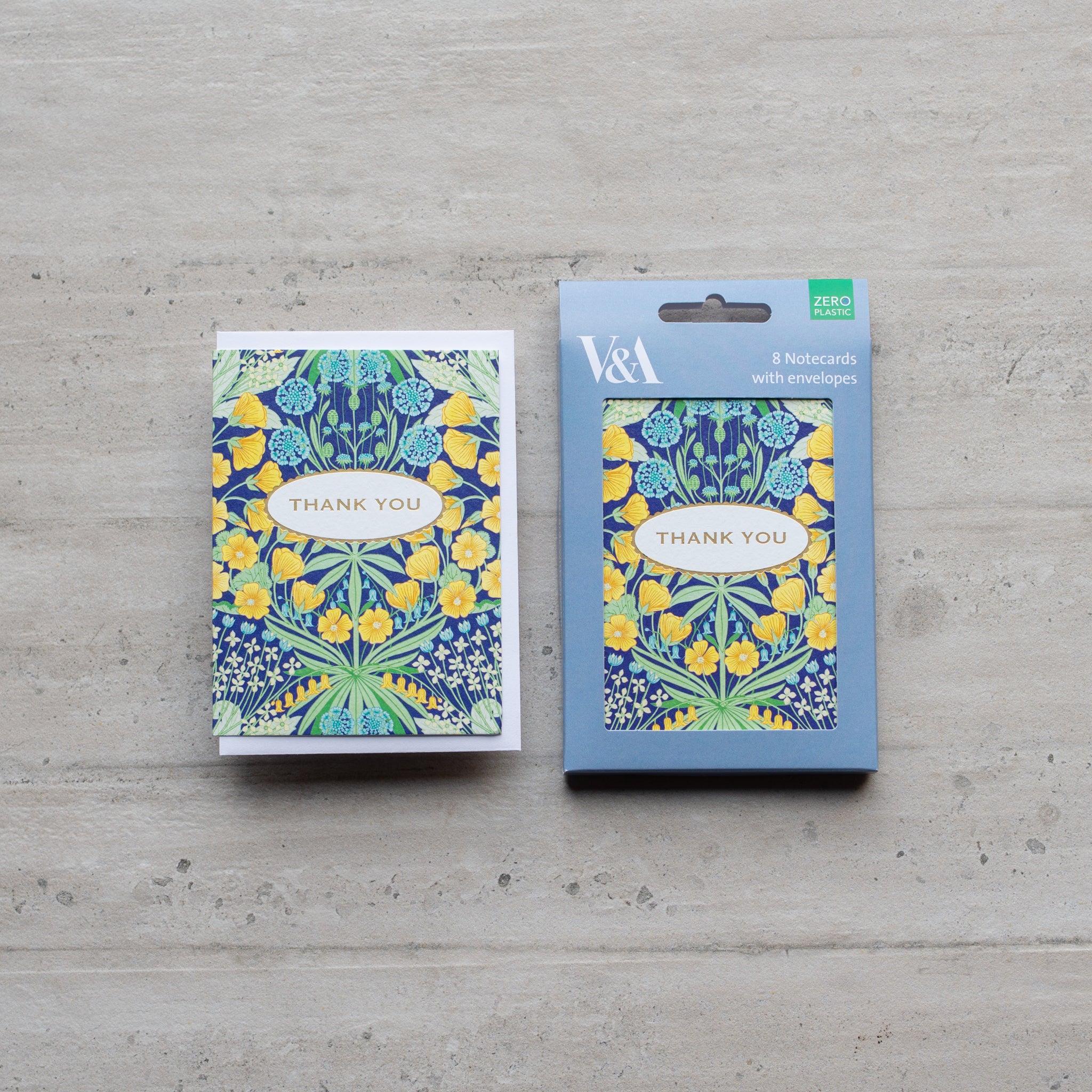 8 Notecards with Envelopes | Mallow 'Thank You'