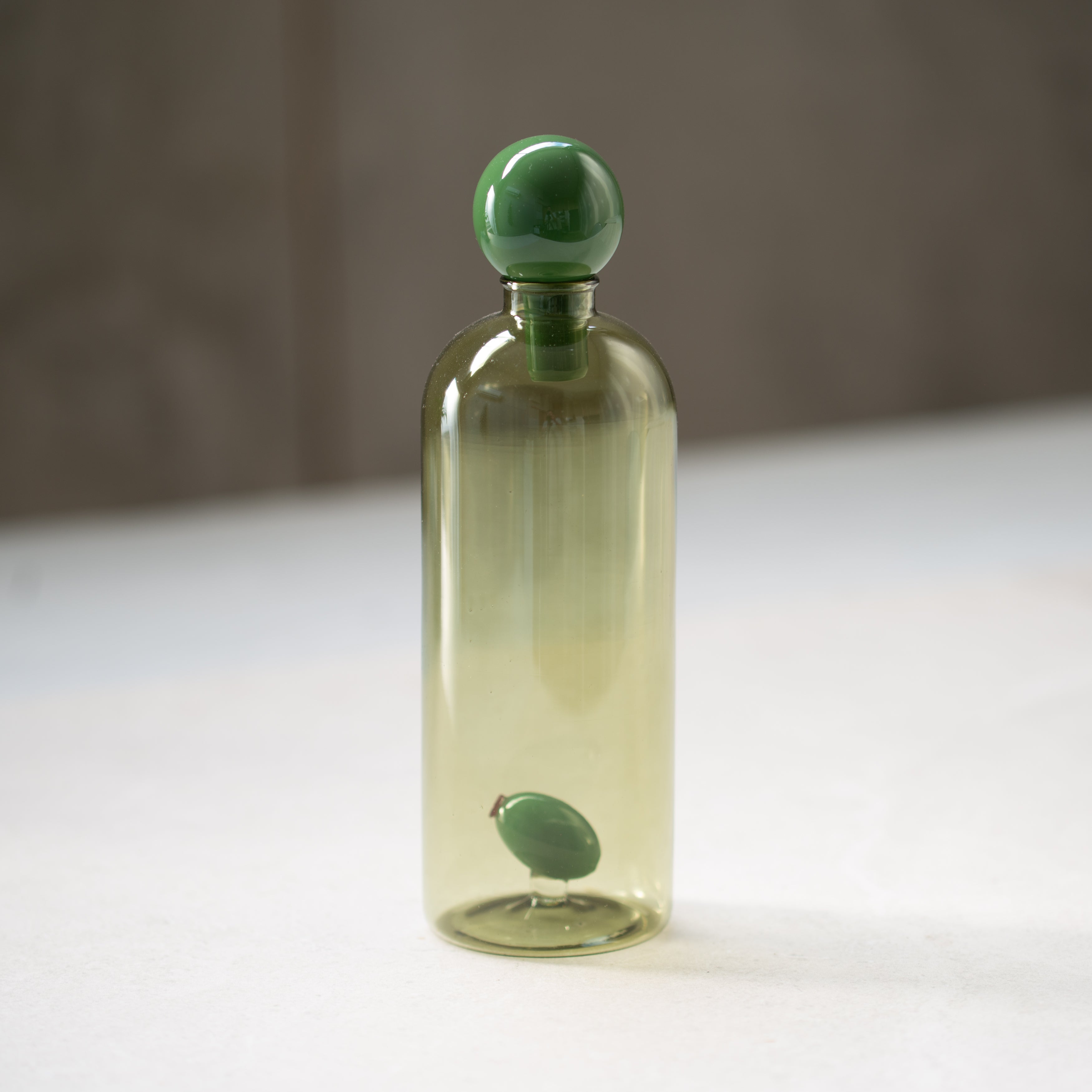 Glass Olive Oil Bottle | Green