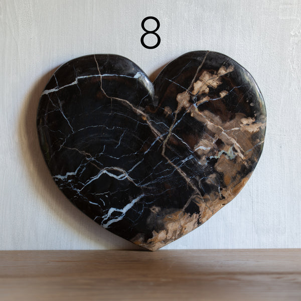 Petrified Wood | Large Love Heart (8)